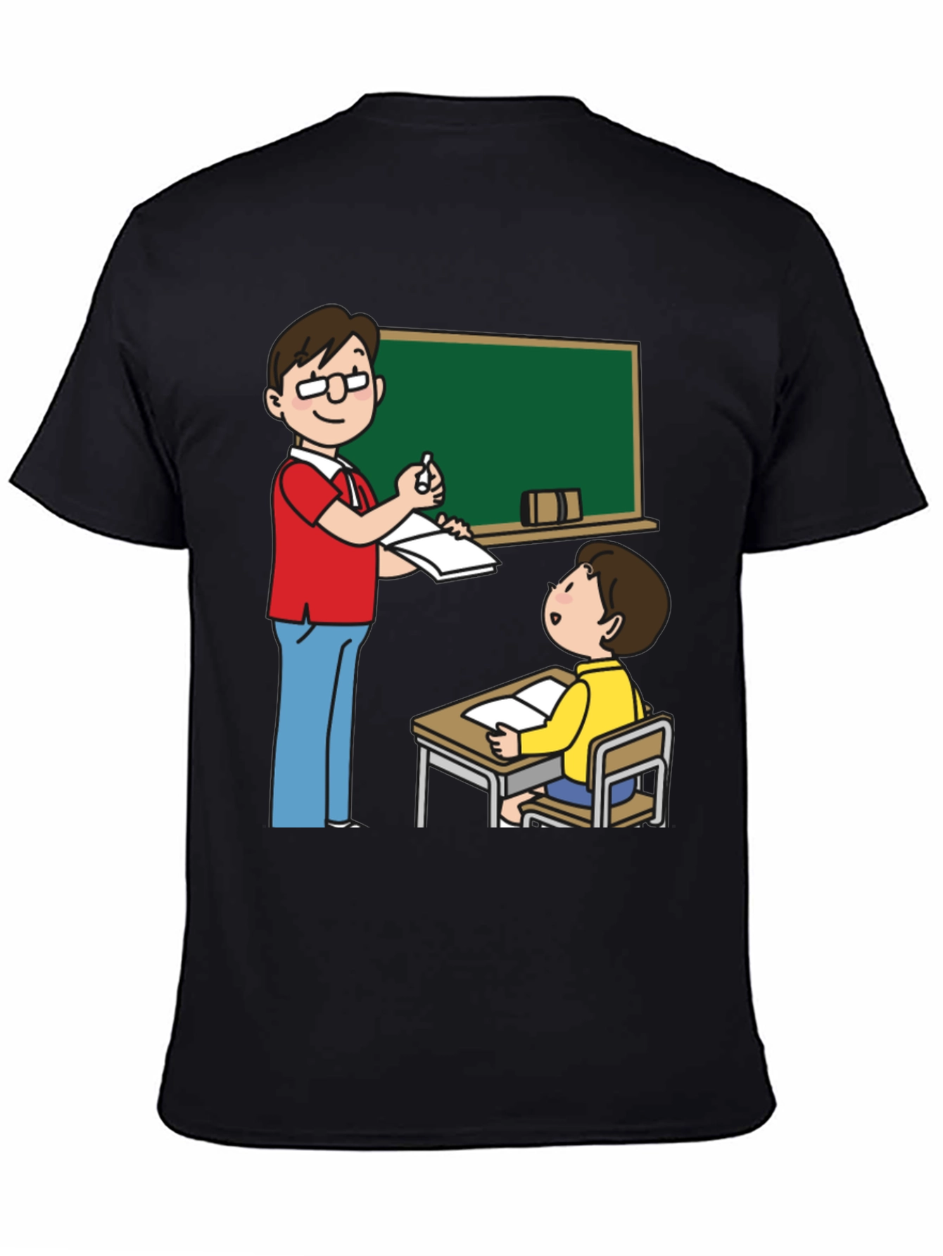 Teacher and Student Graphic Tee - Black