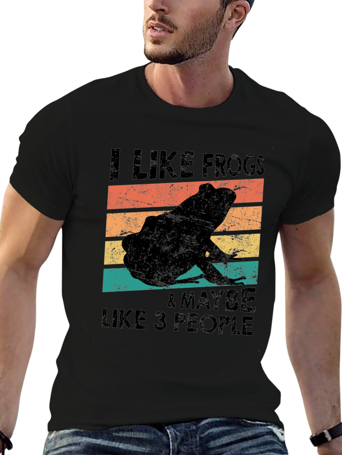 I Like Frogs & Maybe Like 3 People T-Shirt