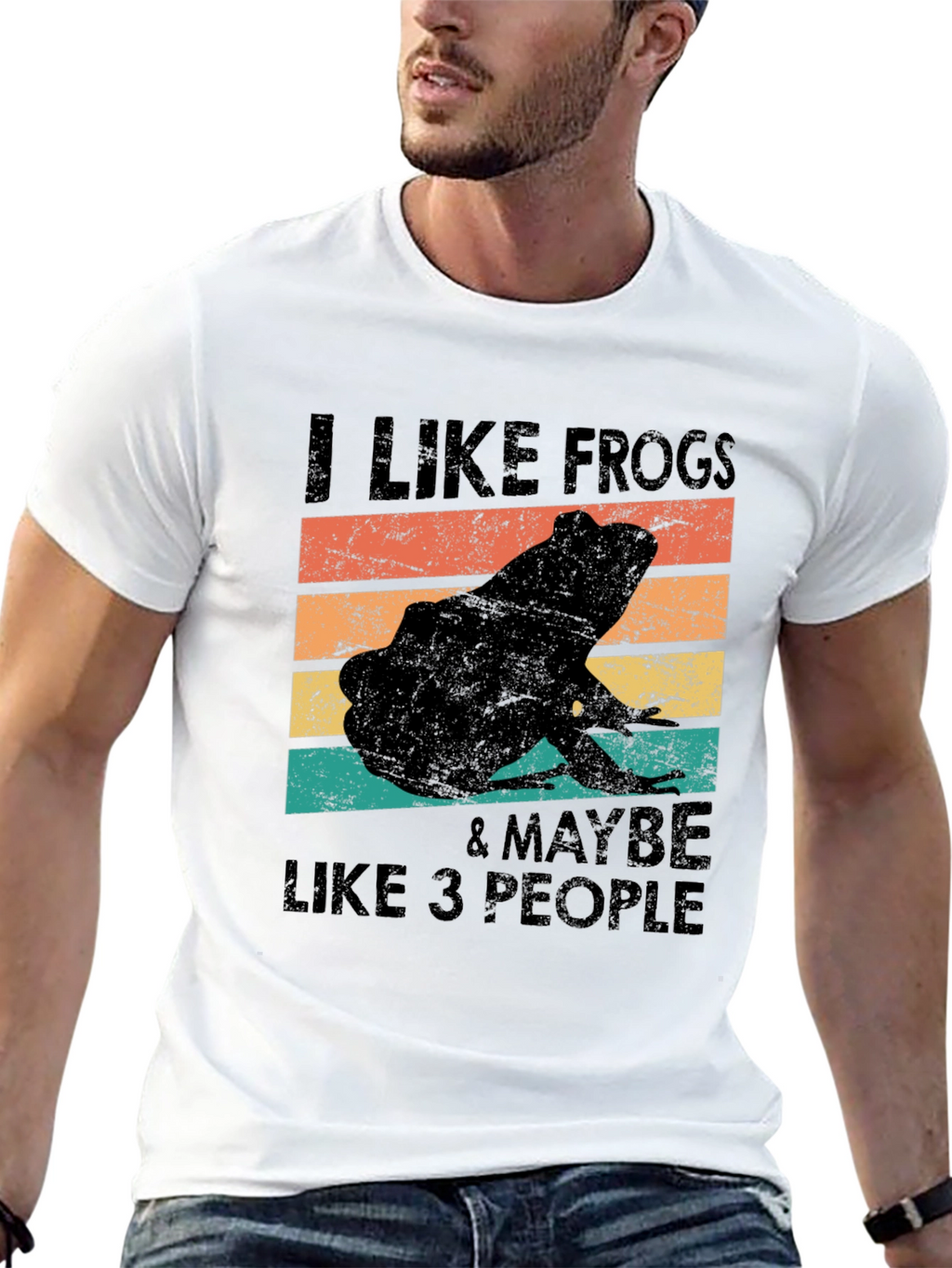 I Like Frogs & Maybe Like 3 People T-Shirt