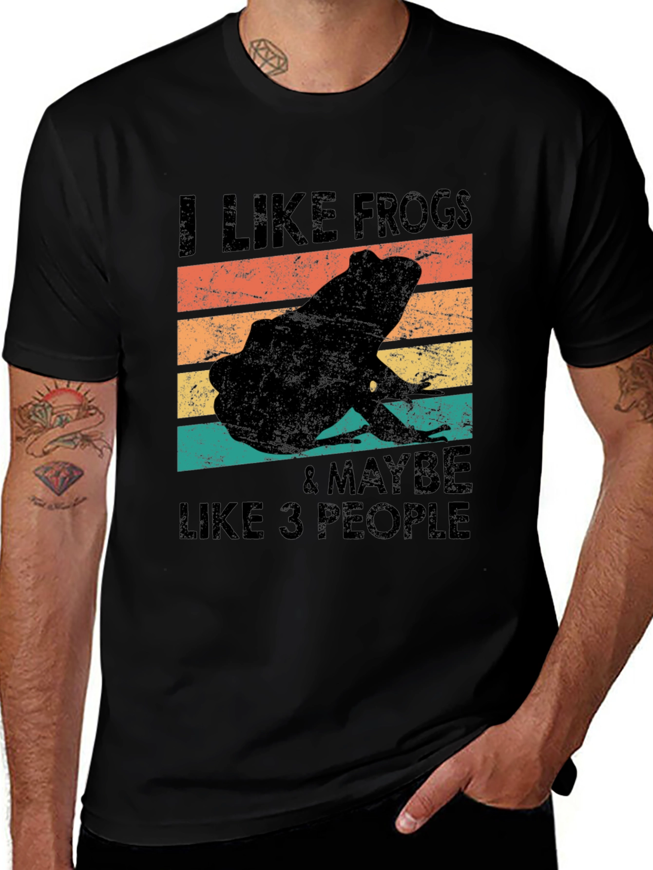 I Like Frogs & Maybe Like 3 People T-Shirt