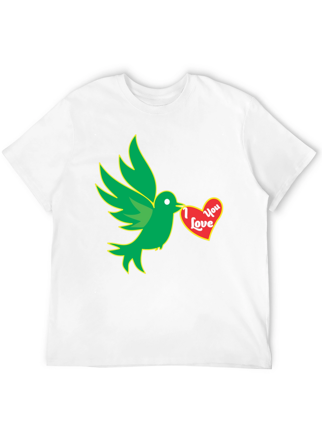 Love Bird Graphic T-Shirt - Black