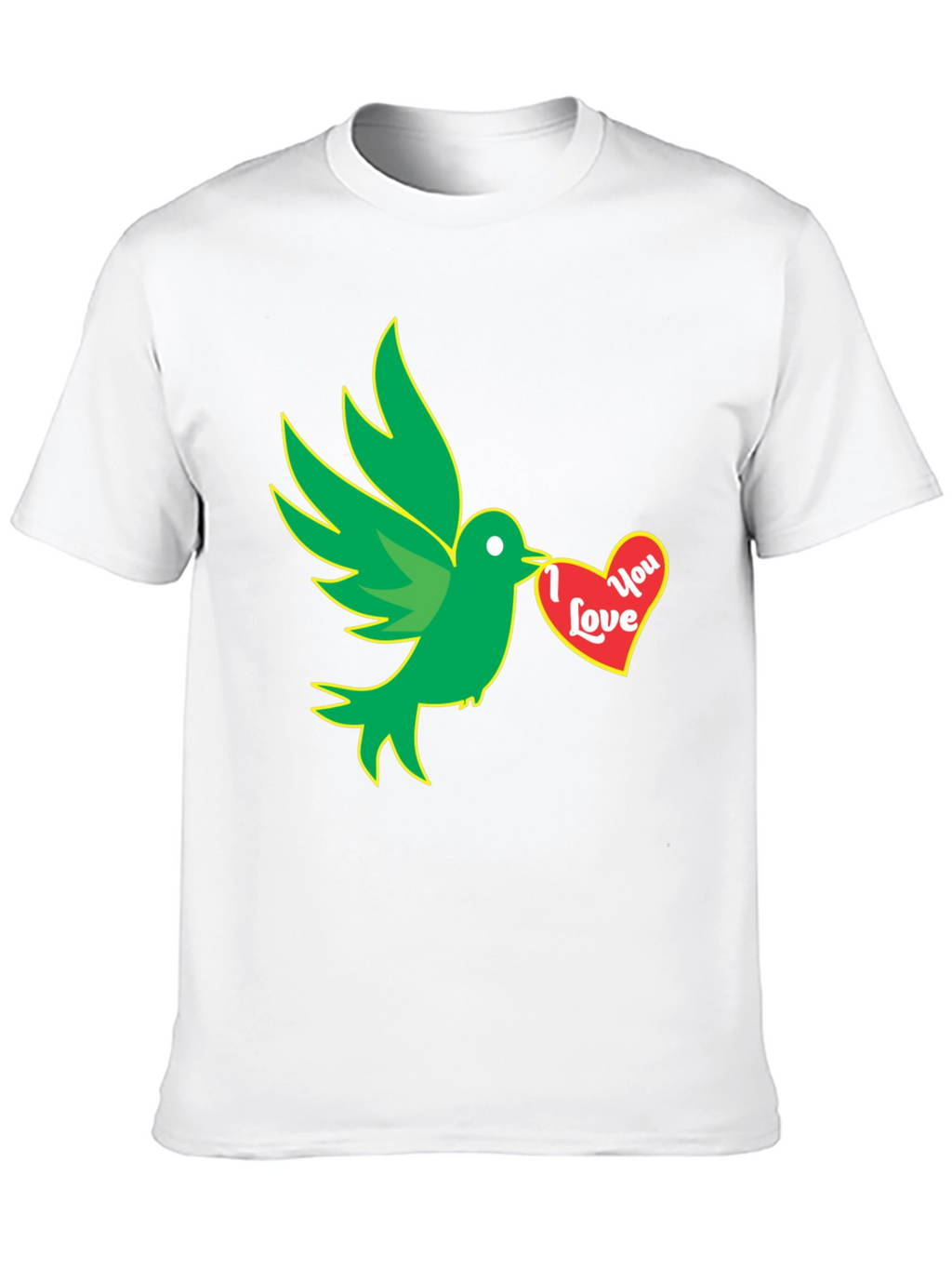 Love Bird Graphic T-Shirt - Black