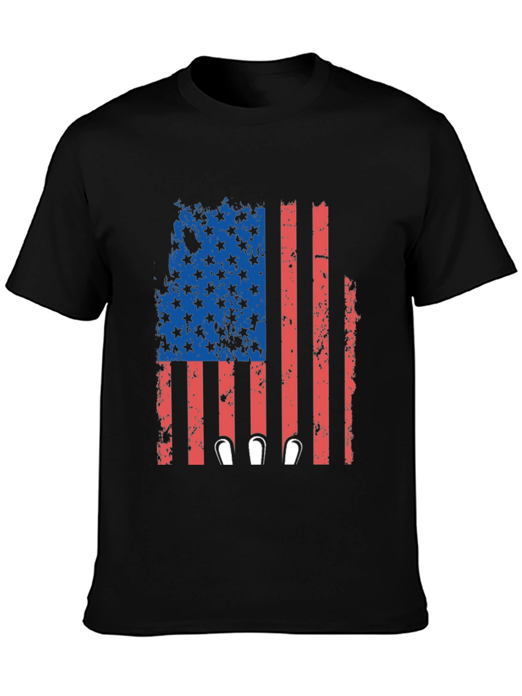 Patriotic Flag Bowling T-Shirt