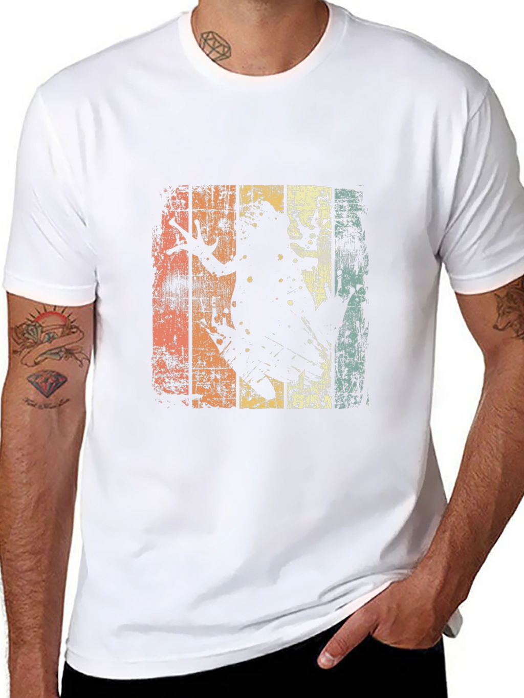 Retro Frog Graphic T-Shirt - Black Tee