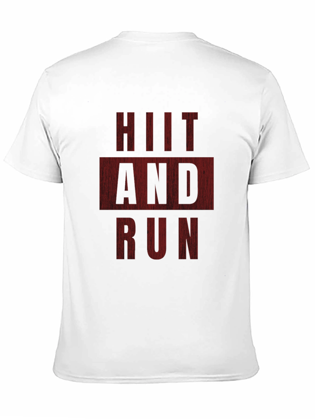 HIIT and Run Black Graphic Tee