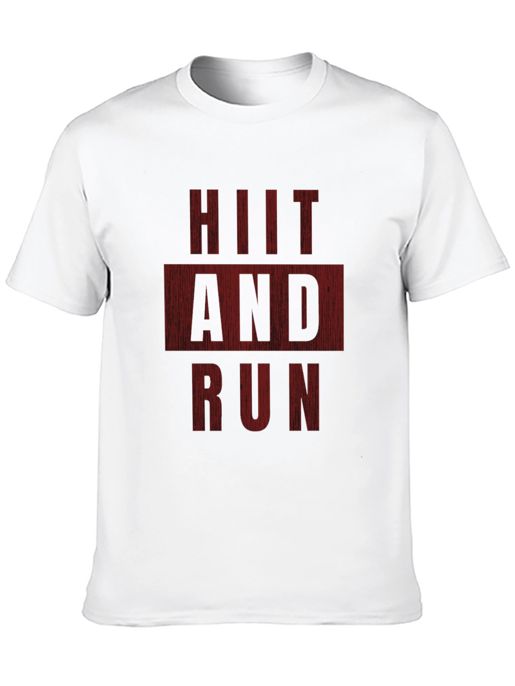 HIIT and Run Black Graphic Tee