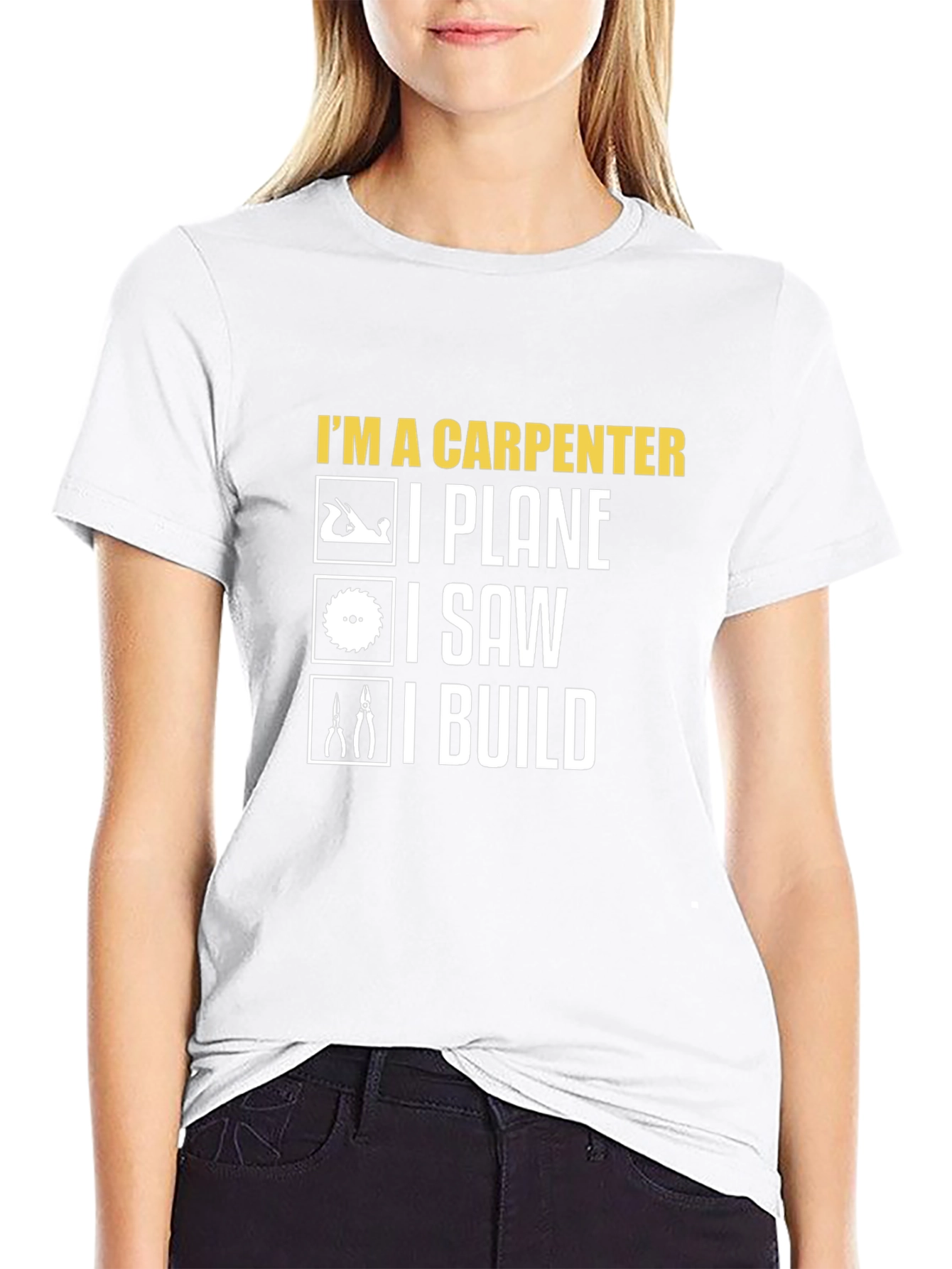 Carpenter T-Shirt: I Plane I Saw I Build Tee