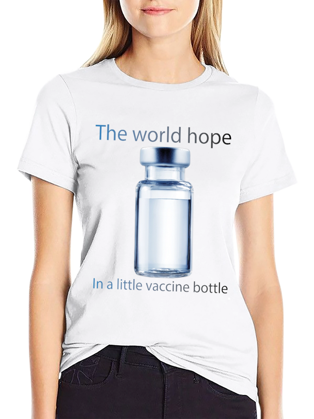 World Hope Vaccine T-Shirt - Unisex Cotton Tee