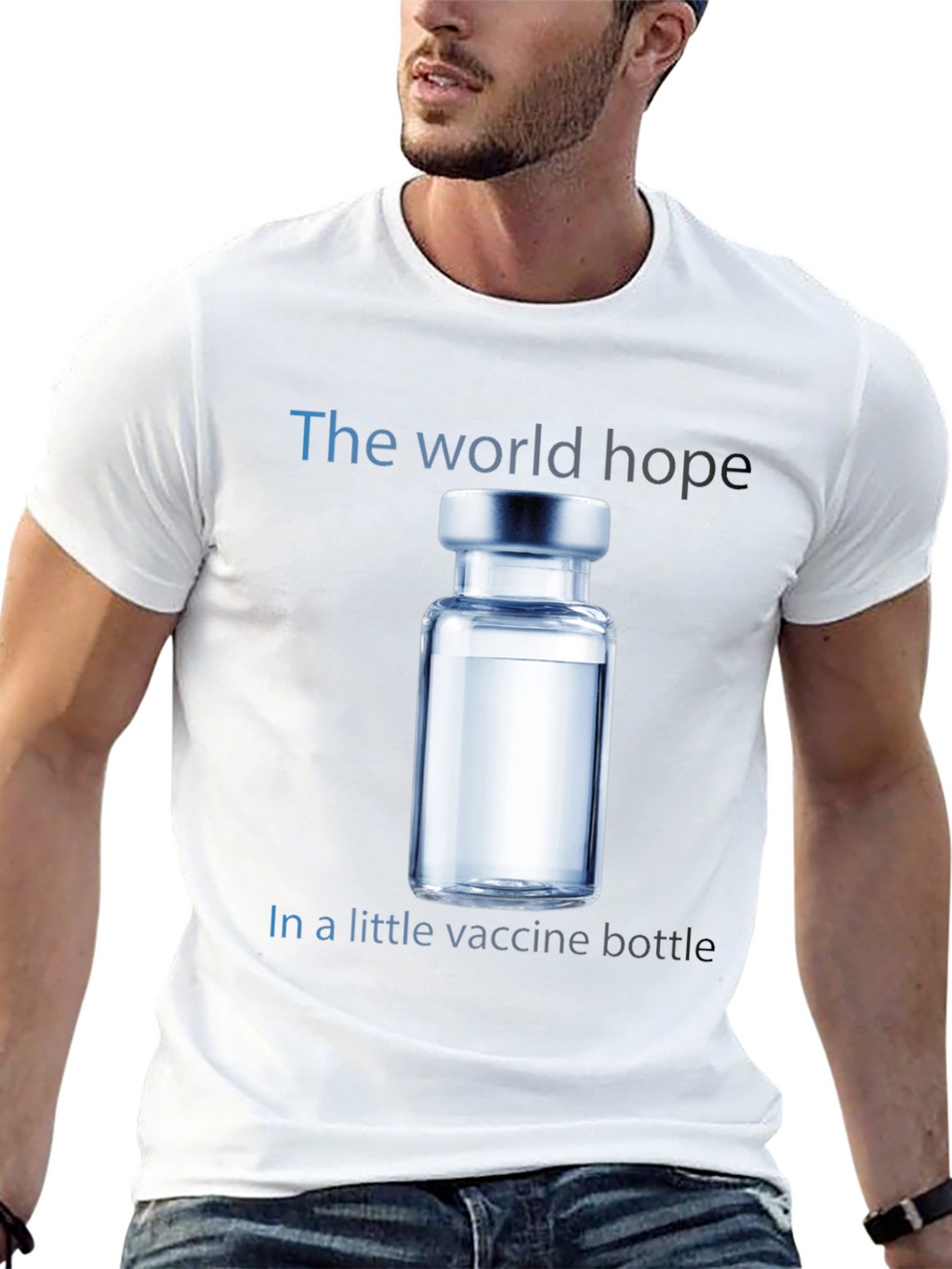 World Hope Vaccine T-Shirt - Unisex Cotton Tee