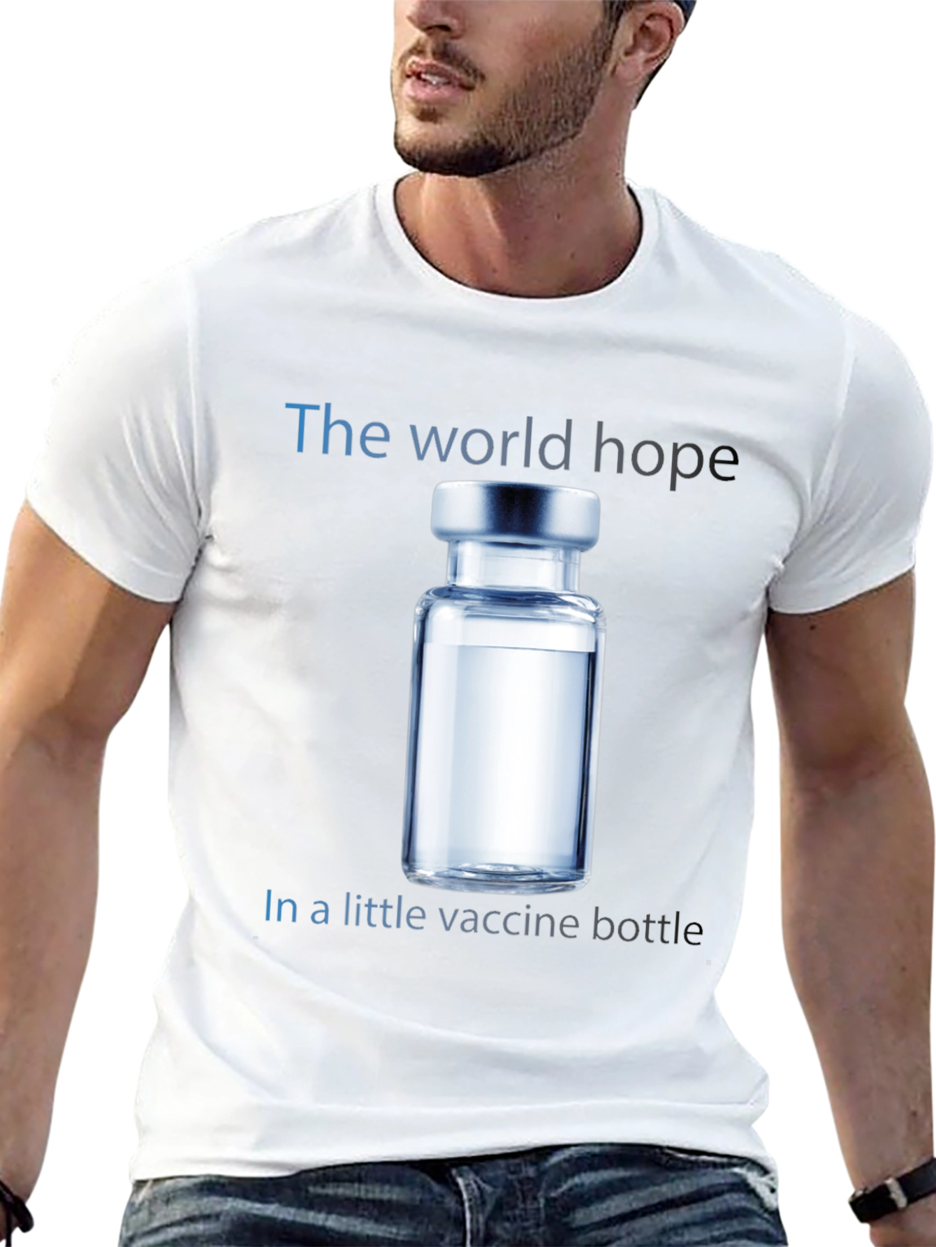 World Hope Vaccine T-Shirt - Unisex Cotton Tee