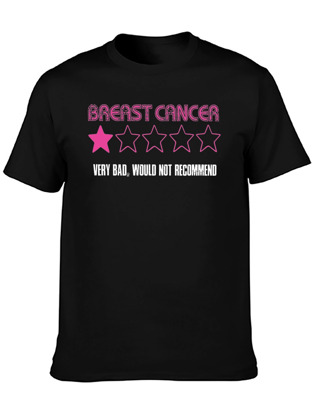 Breast Cancer One-Star Review T-Shirt