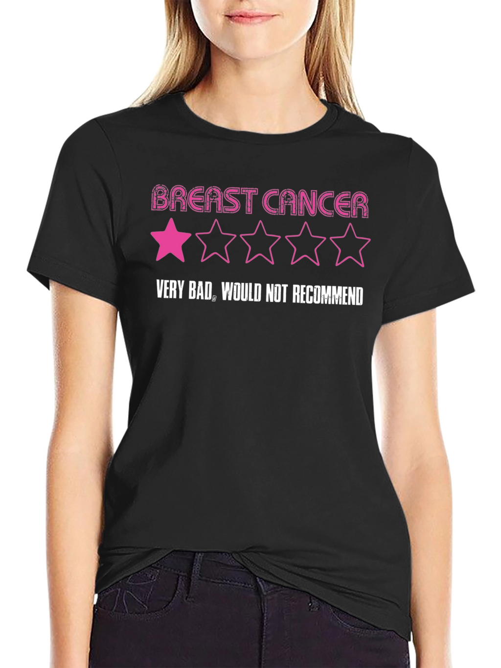 Breast Cancer One-Star Review T-Shirt