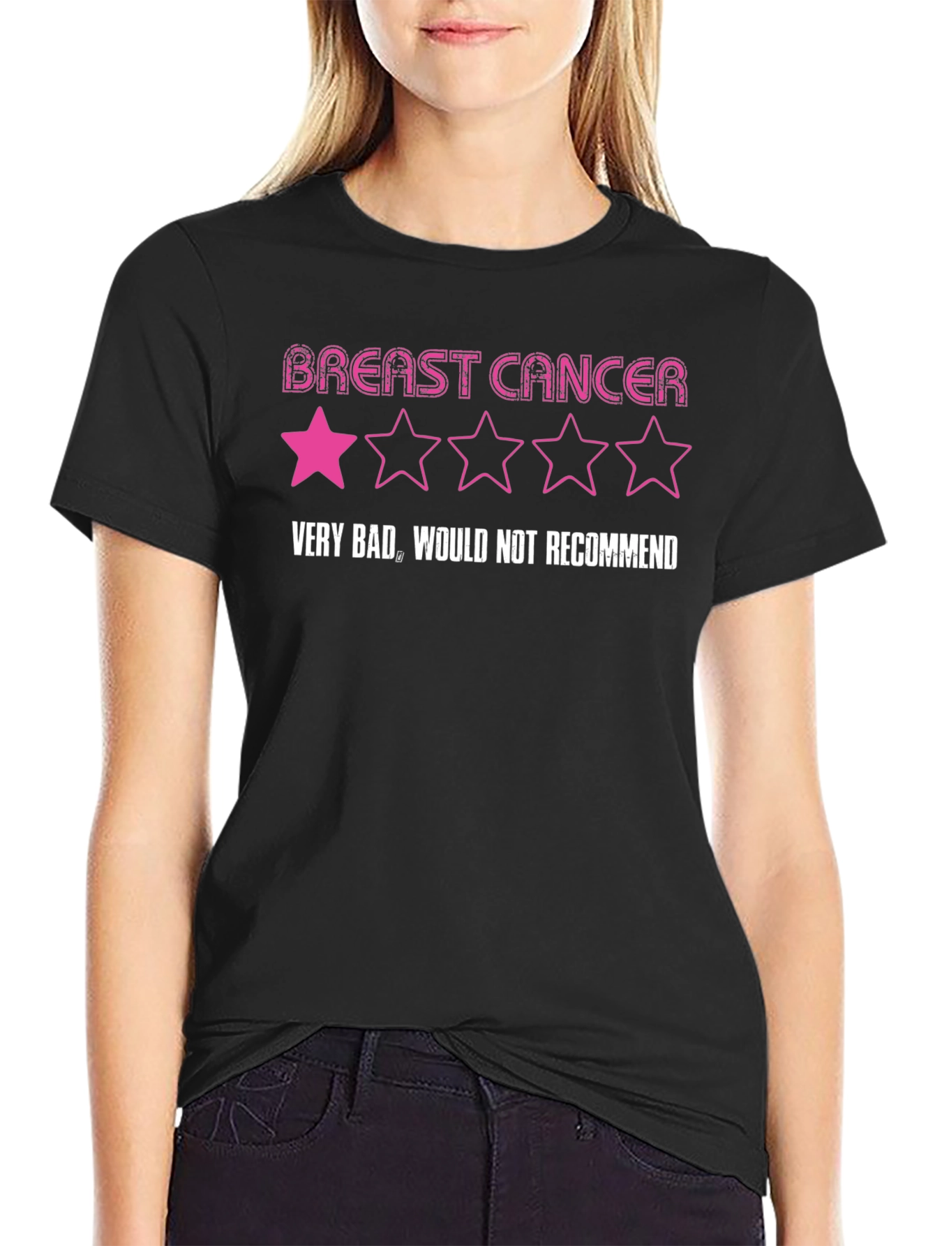 Breast Cancer One-Star Review T-Shirt