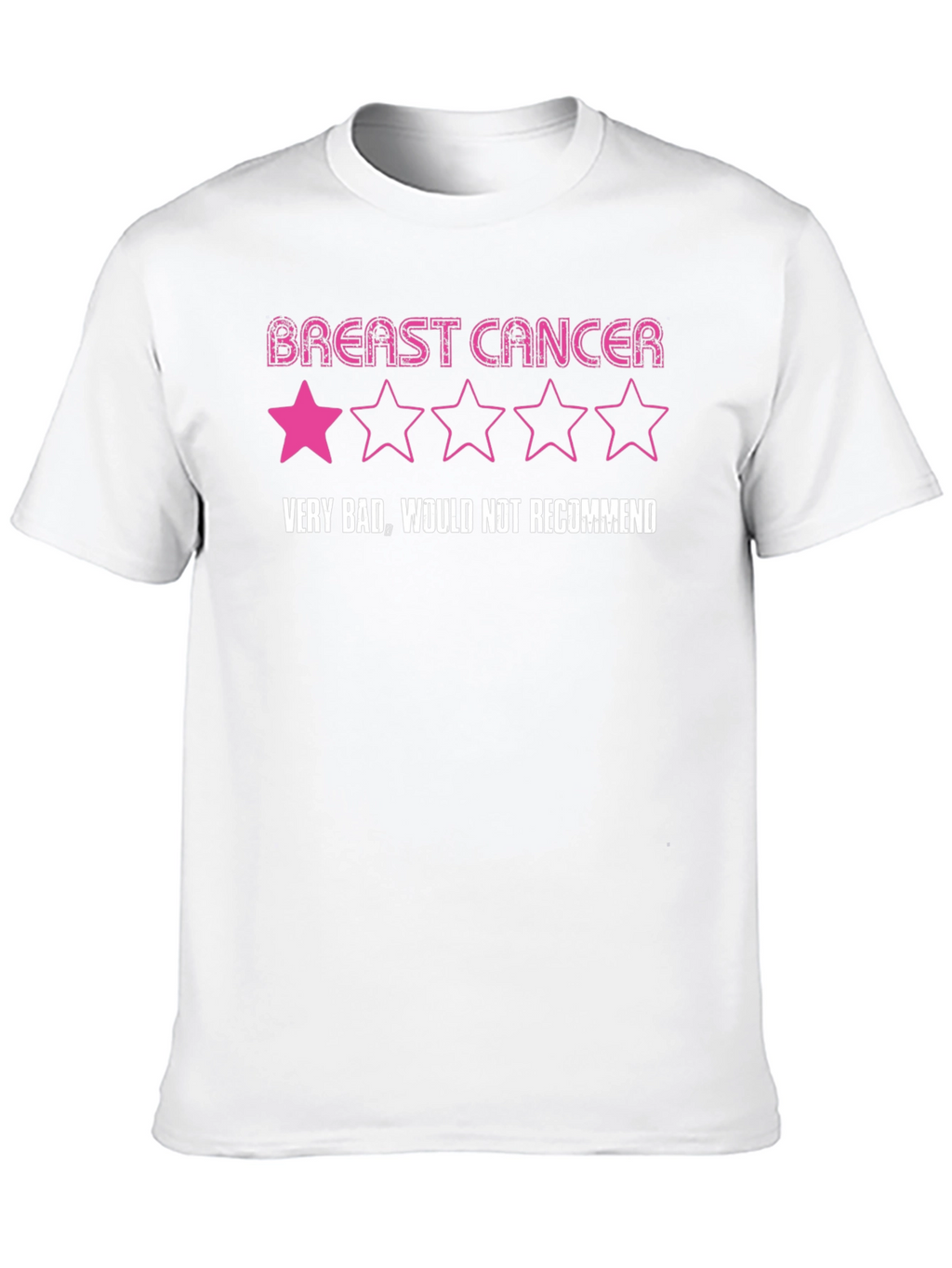 Breast Cancer One-Star Review T-Shirt