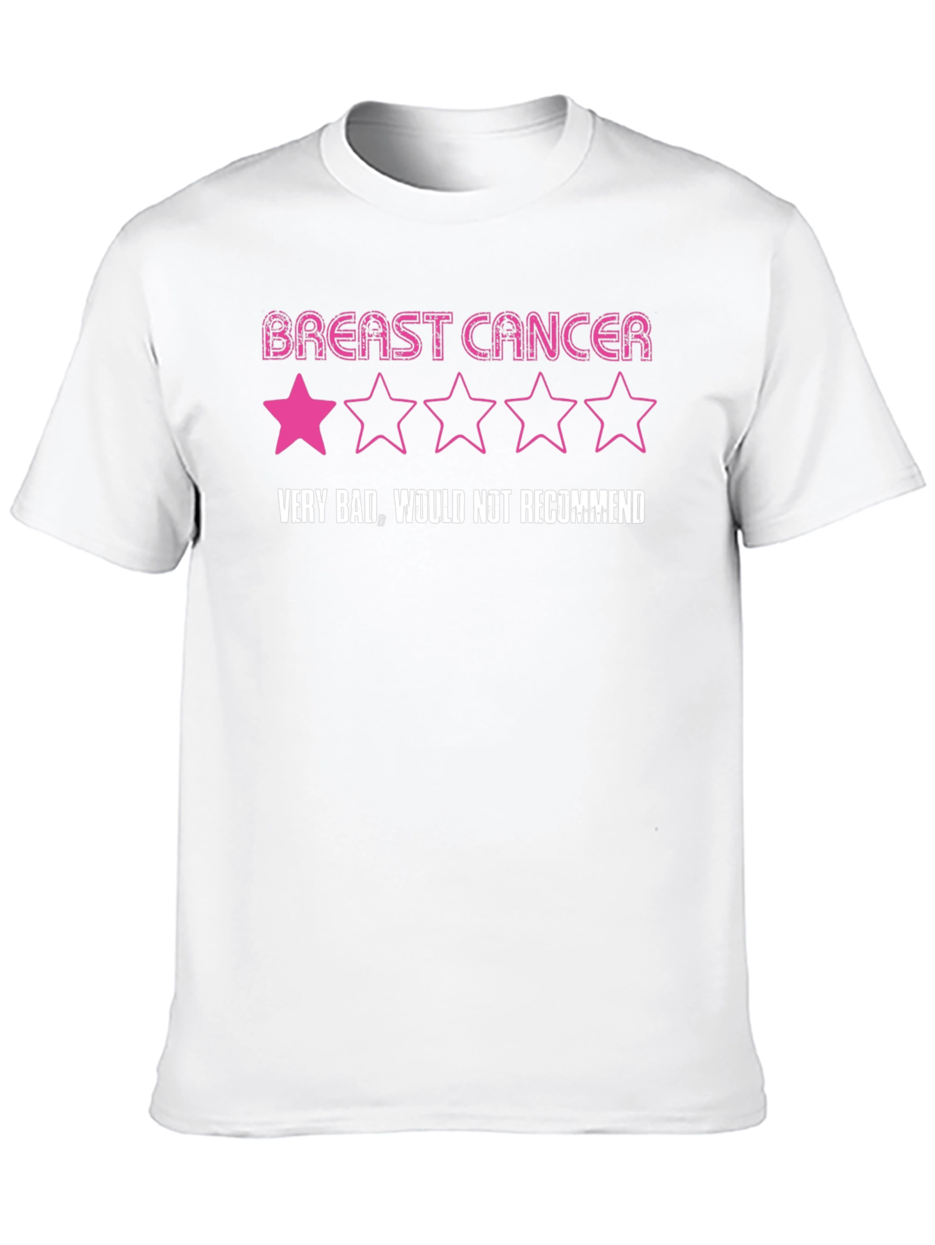 Breast Cancer One-Star Review T-Shirt