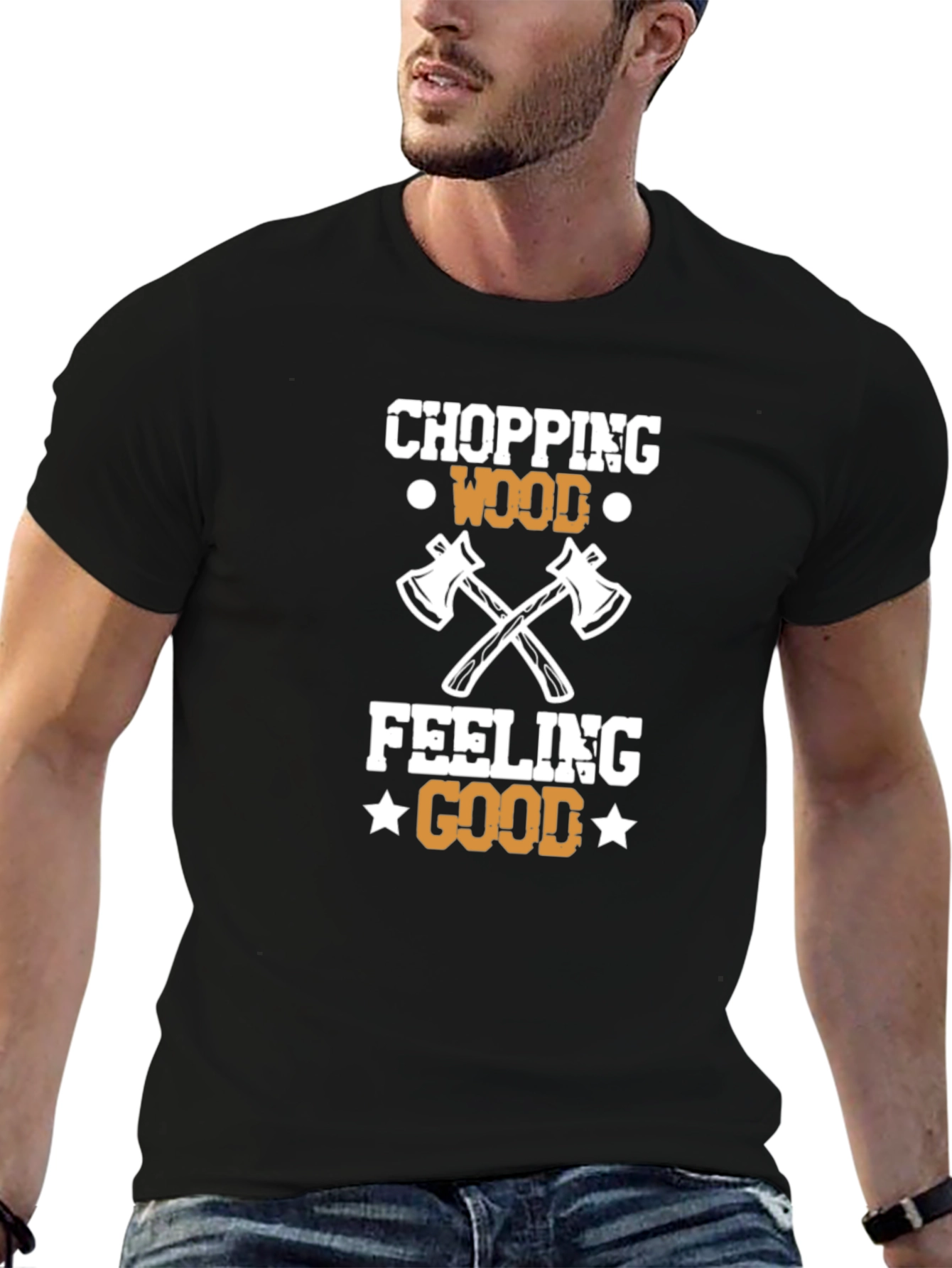 Chopping Wood Feeling Good Tee