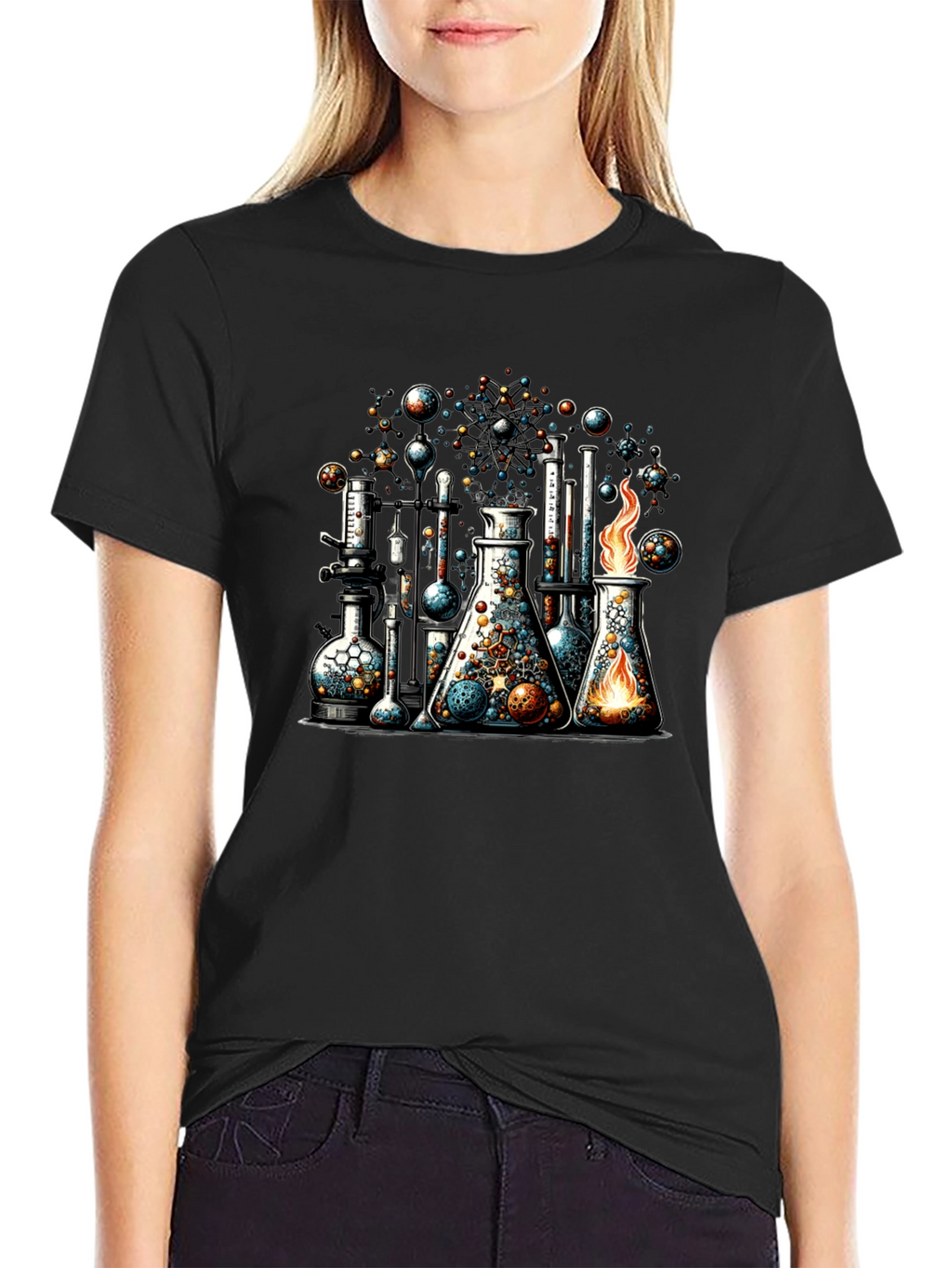 Science Experiment T-Shirt - Black