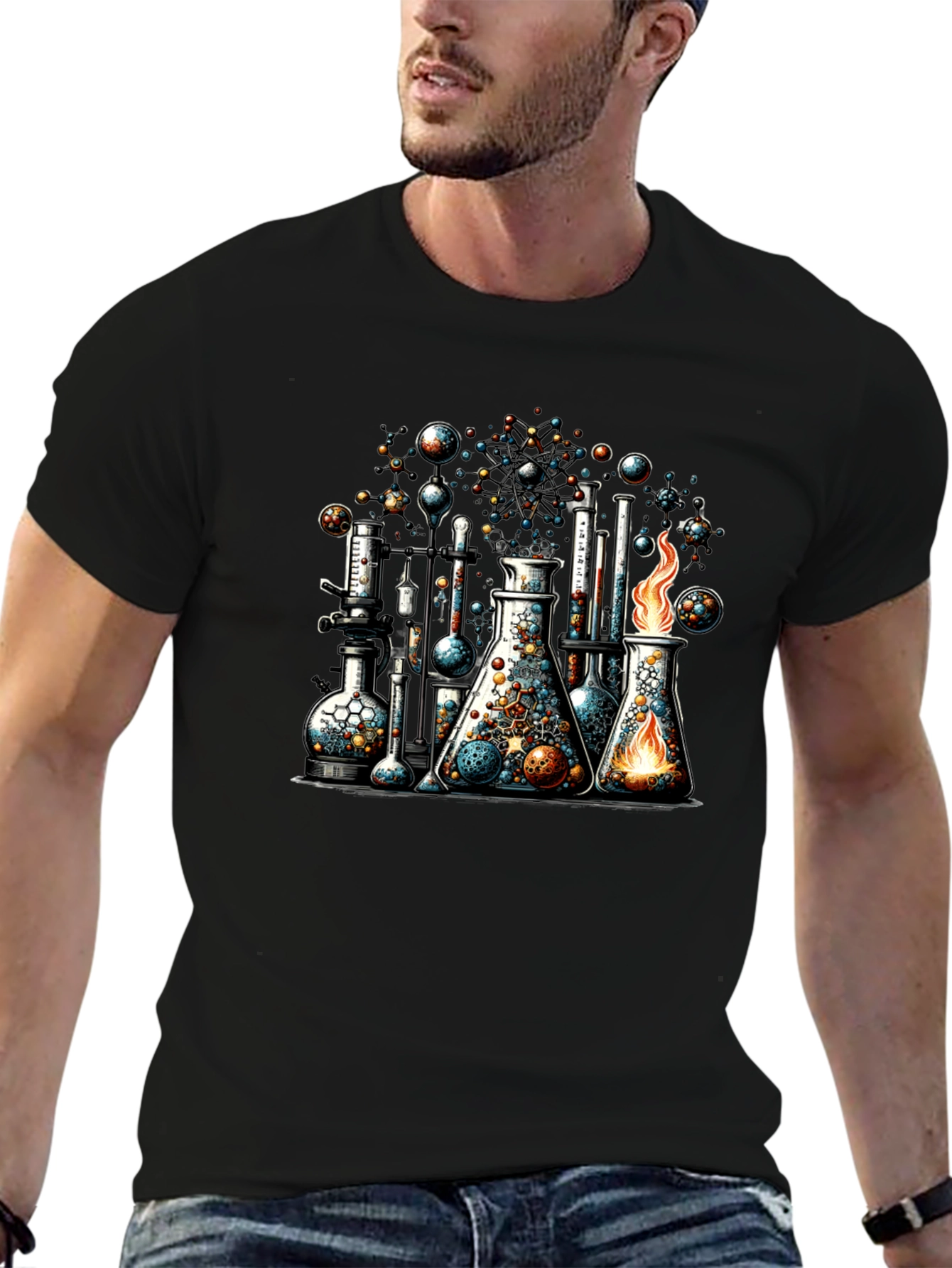 Science Experiment T-Shirt - Black