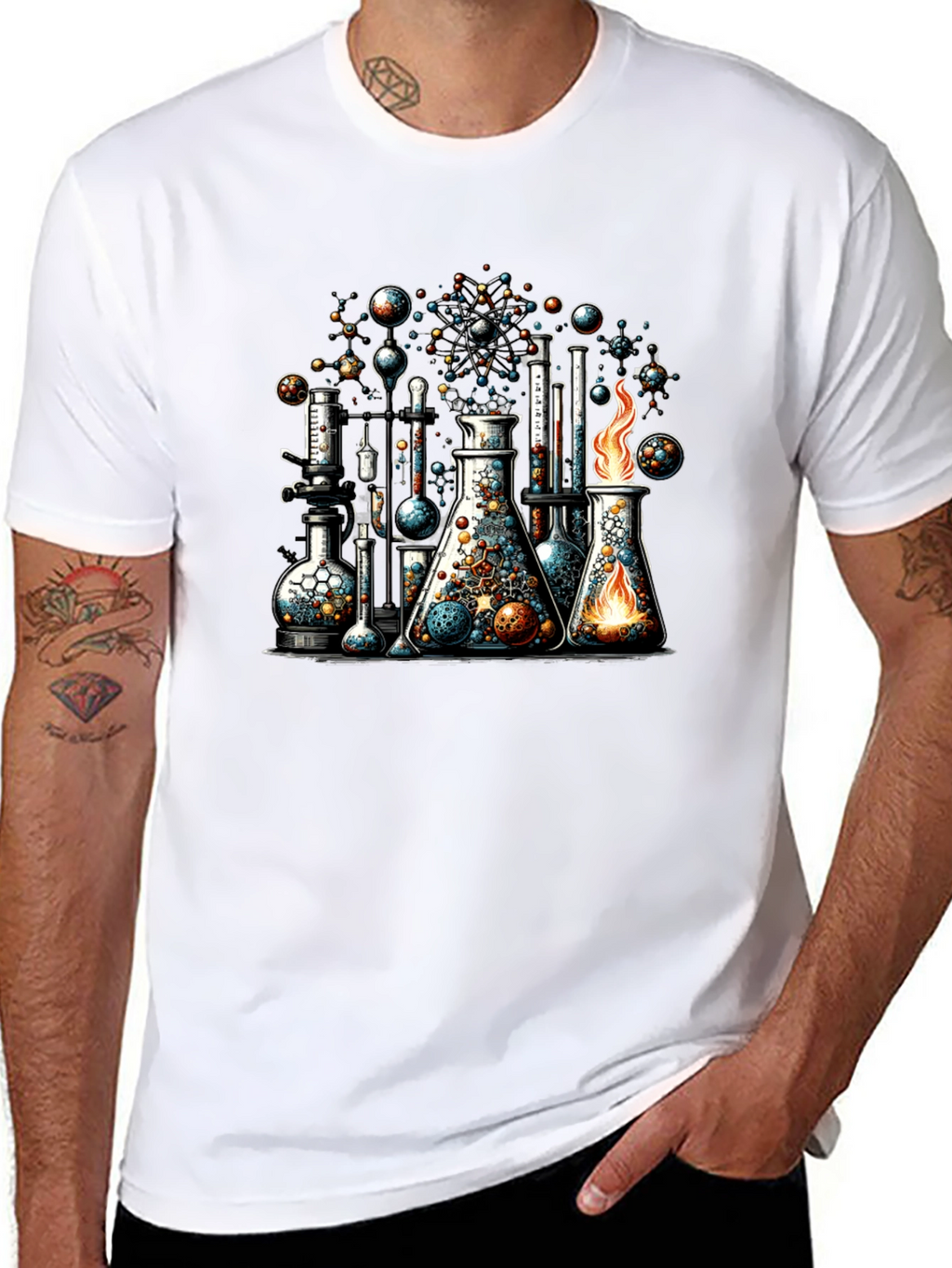 Science Experiment T-Shirt - Black