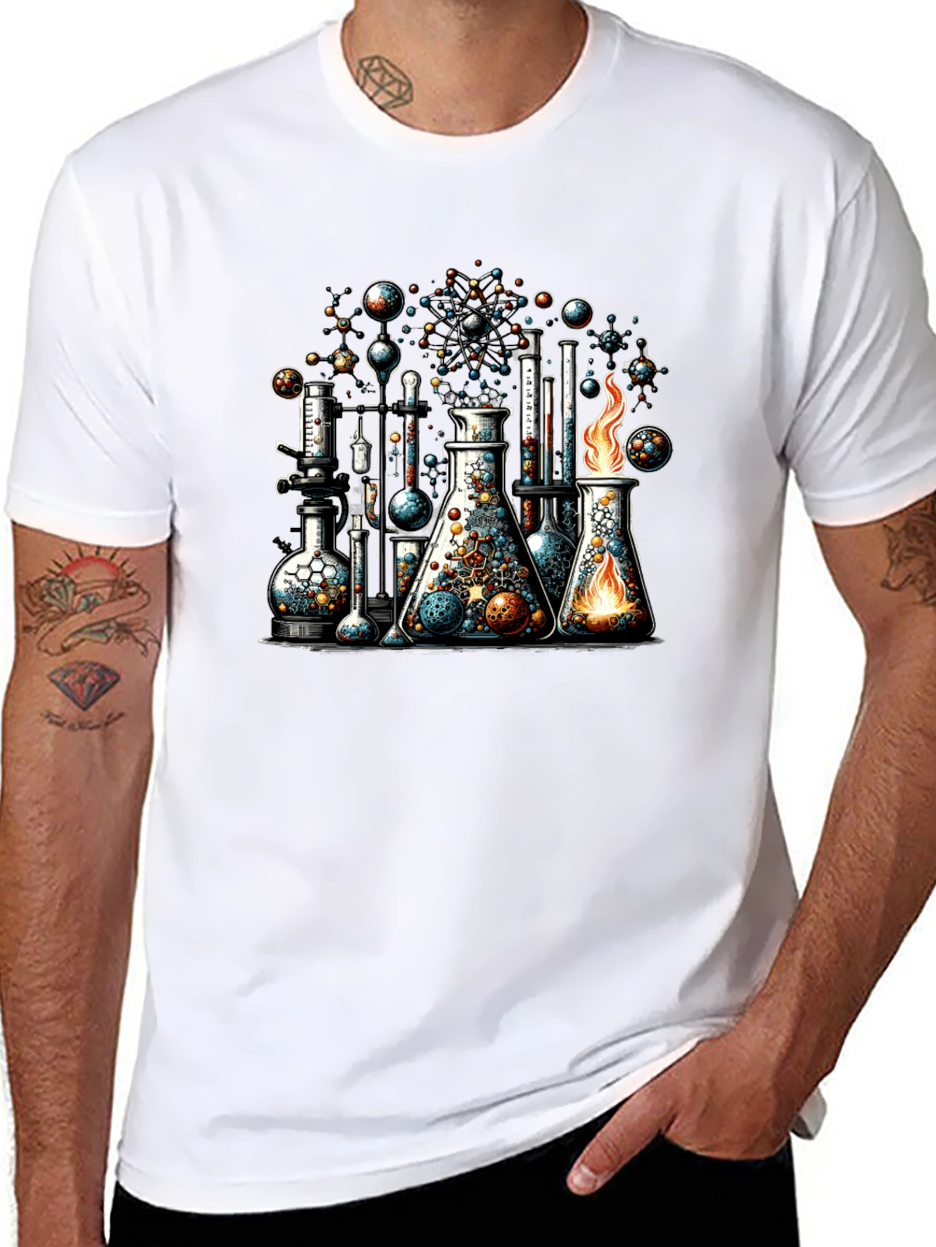 Science Experiment T-Shirt - Black