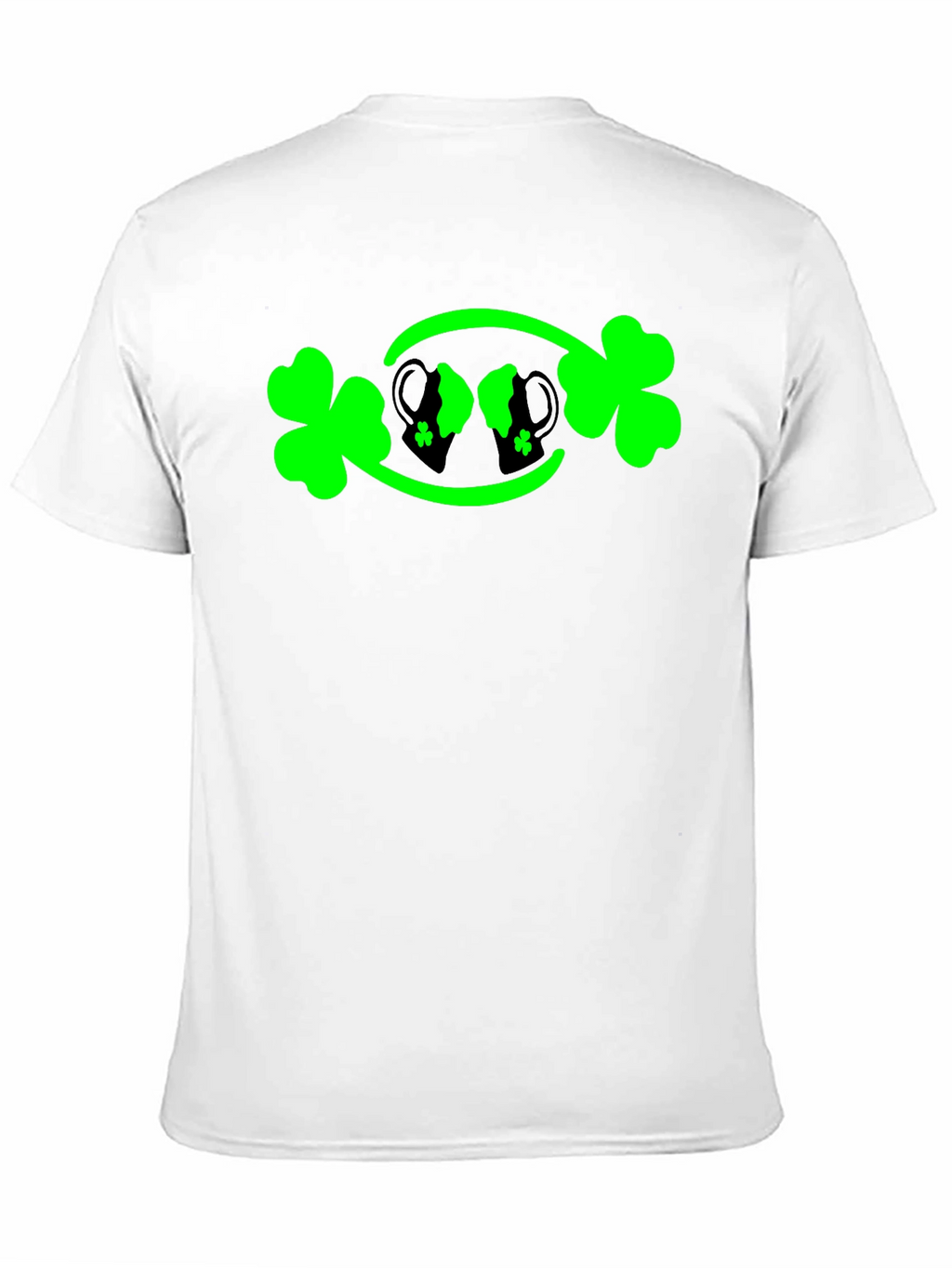 St. Patricks Day Shamrock & Beer Mug Graphic Tee