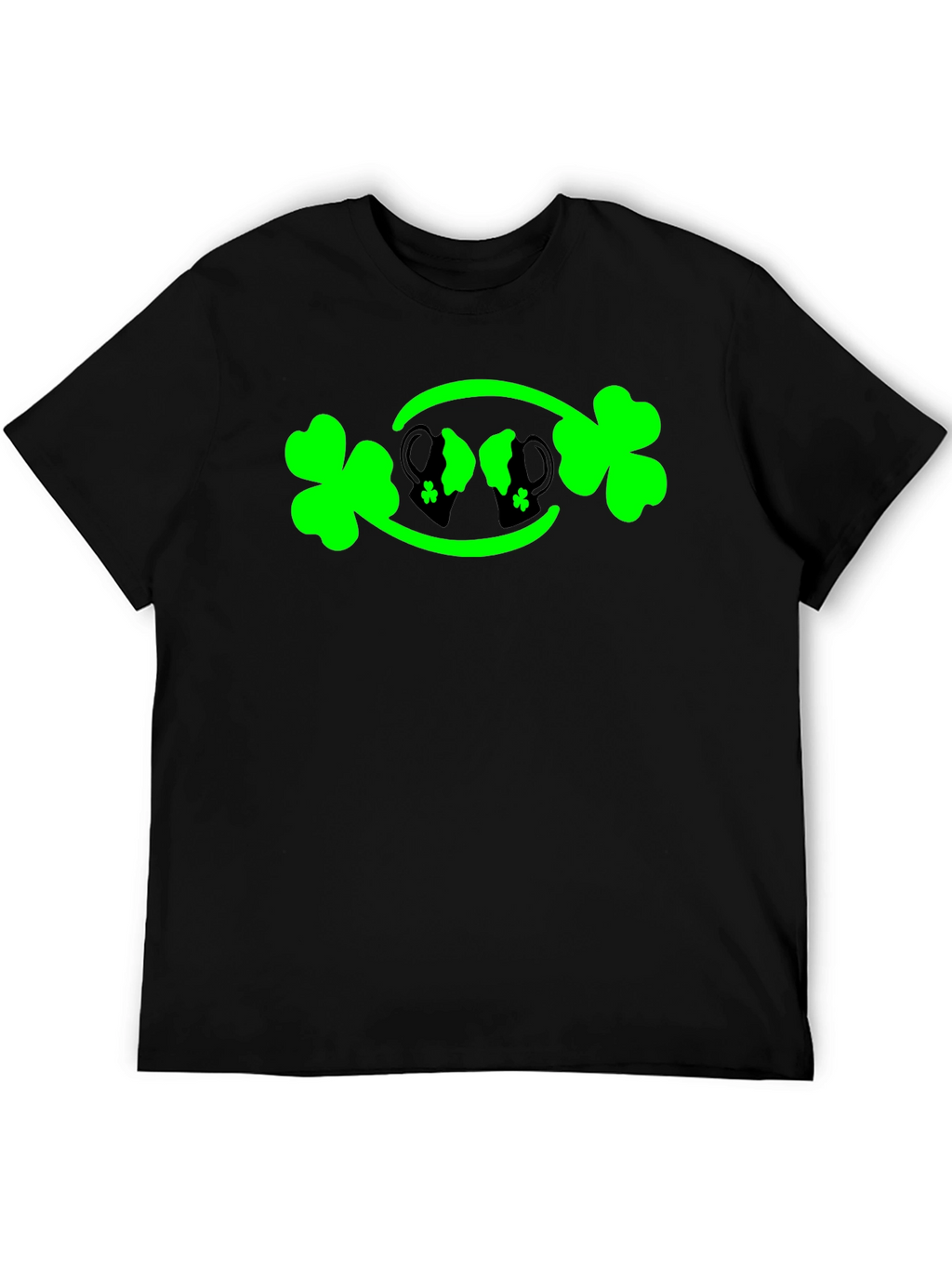 St. Patricks Day Shamrock & Beer Mug Graphic Tee