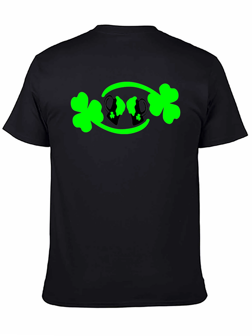 St. Patricks Day Shamrock & Beer Mug Graphic Tee