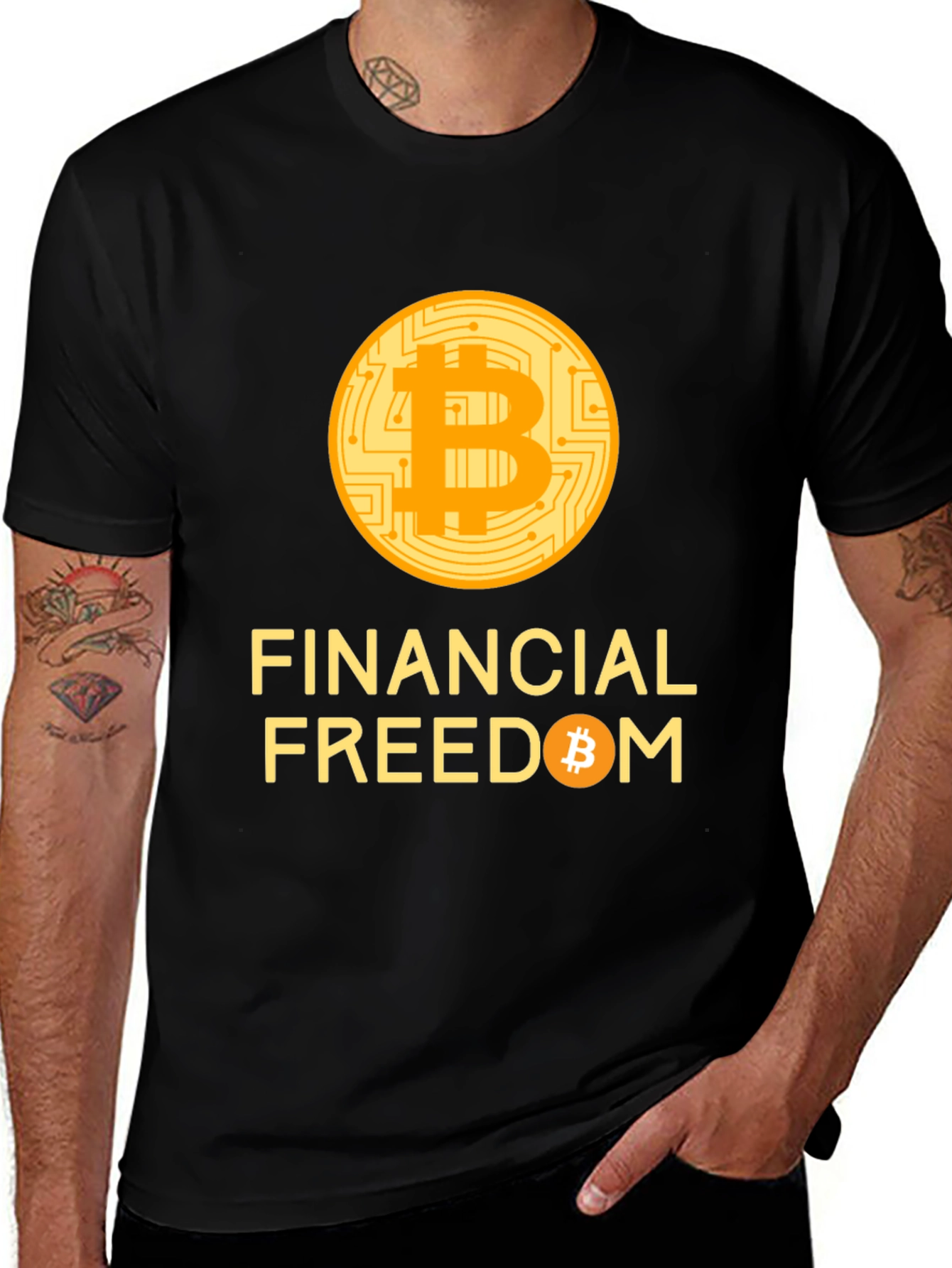 Financial Freedom Bitcoin Graphic Tee