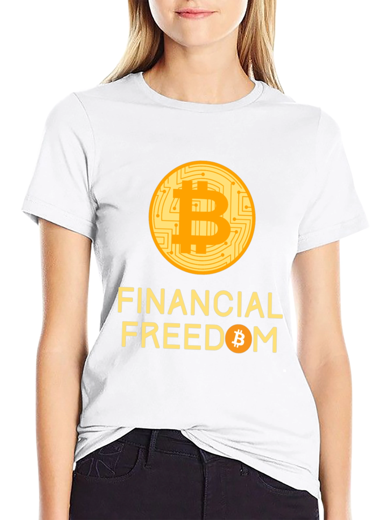 Financial Freedom Bitcoin Graphic Tee