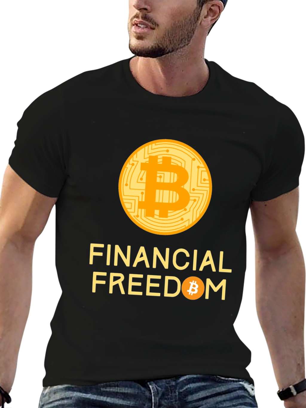 Financial Freedom Bitcoin Graphic Tee