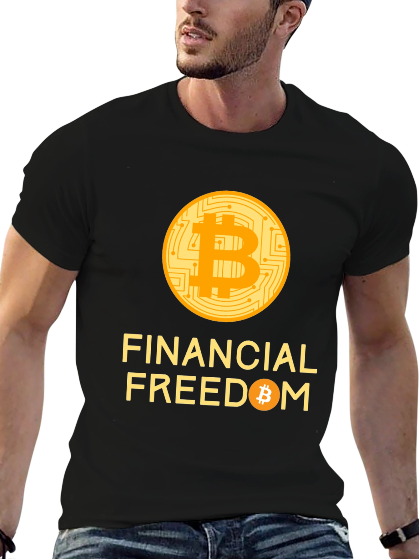 Financial Freedom Bitcoin Graphic Tee