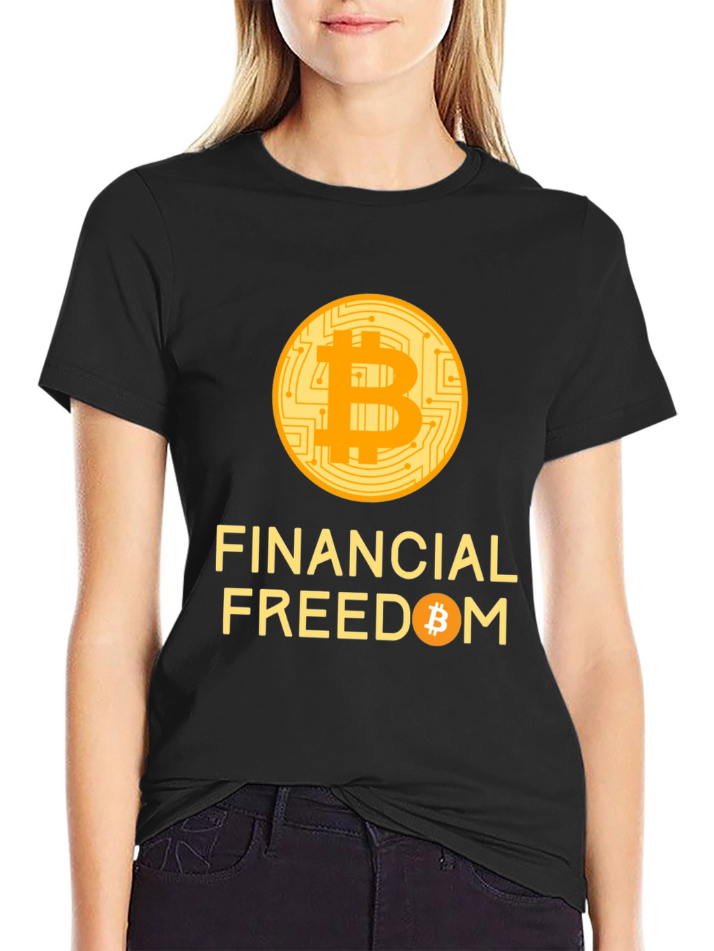 Financial Freedom Bitcoin Graphic Tee