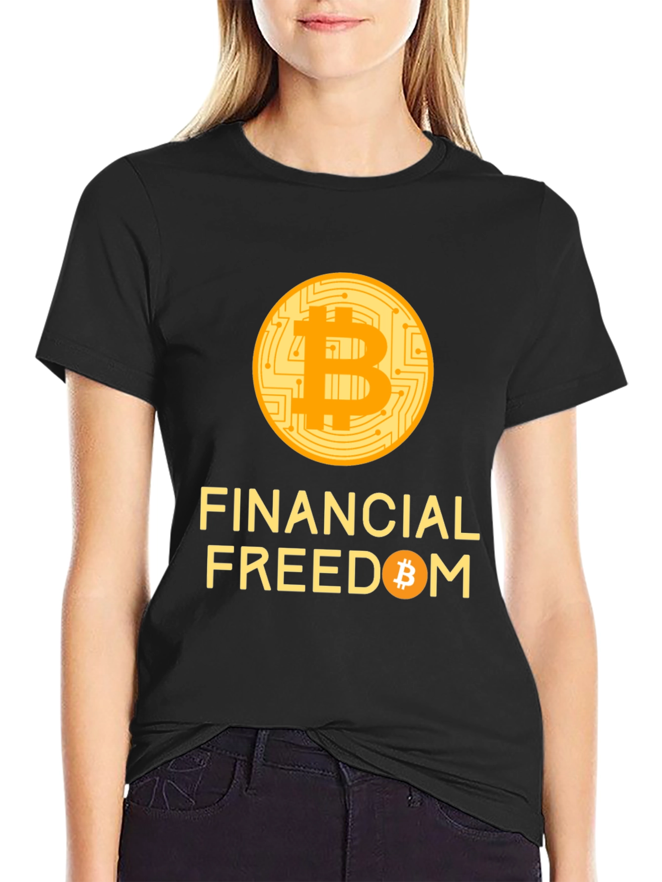 Financial Freedom Bitcoin Graphic Tee