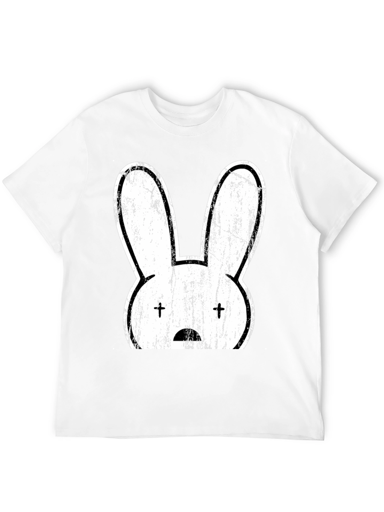 Distressed Bad Bunny Graphic Tee