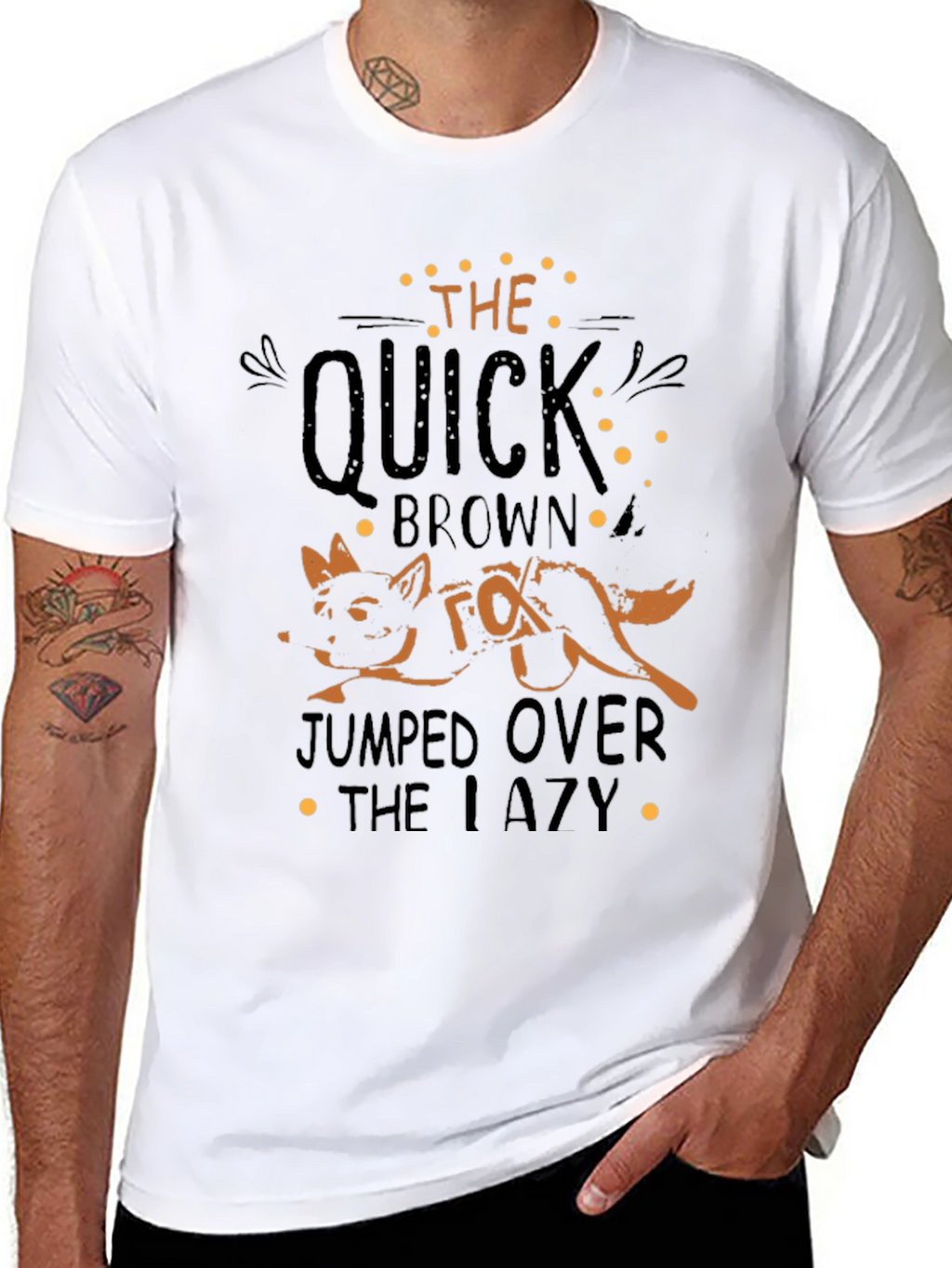 Quick Brown Fox Graphic T-Shirt