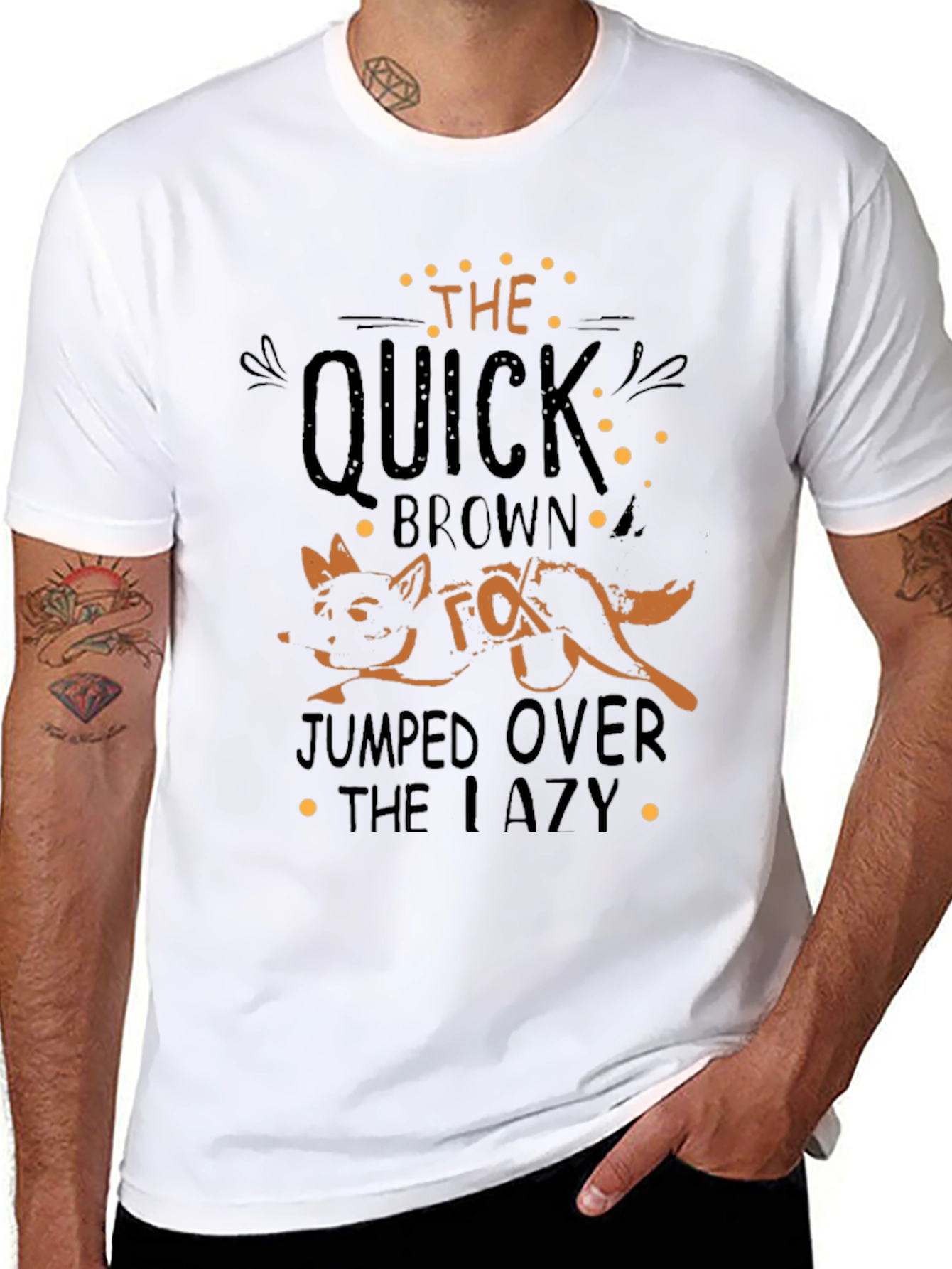Quick Brown Fox Graphic T-Shirt