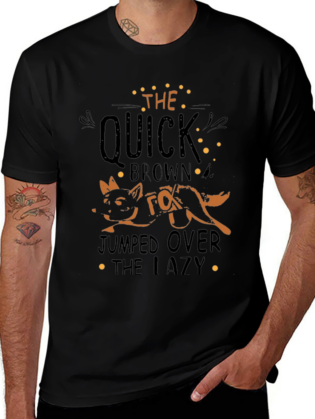 Quick Brown Fox Graphic T-Shirt