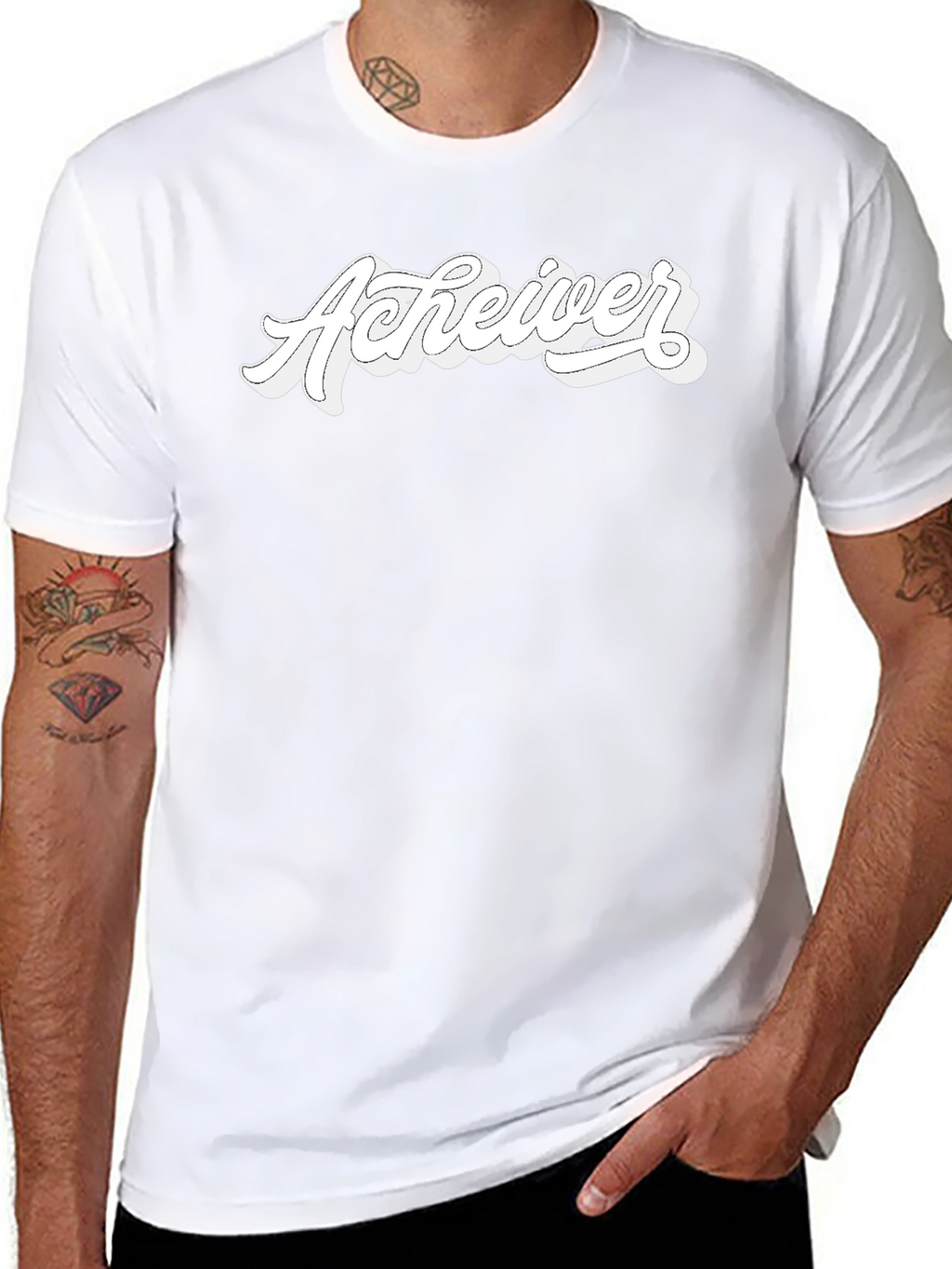 Achiever Graphic Tee - Black
