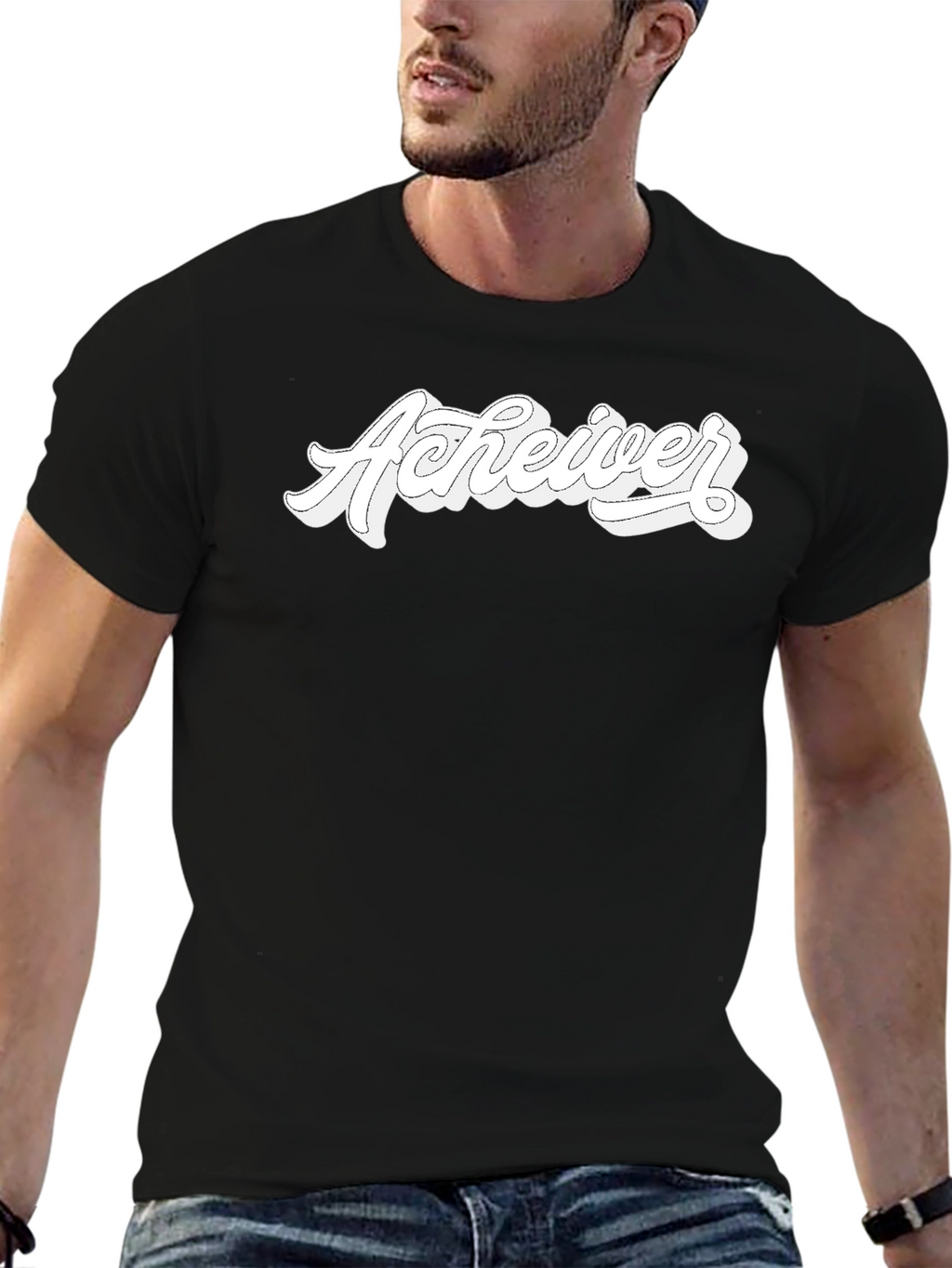 Achiever Graphic Tee - Black