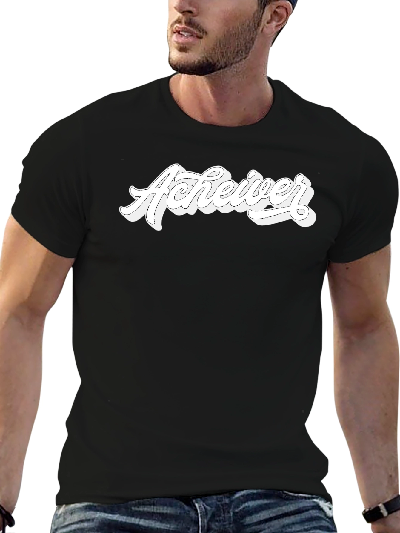 Achiever Graphic Tee - Black