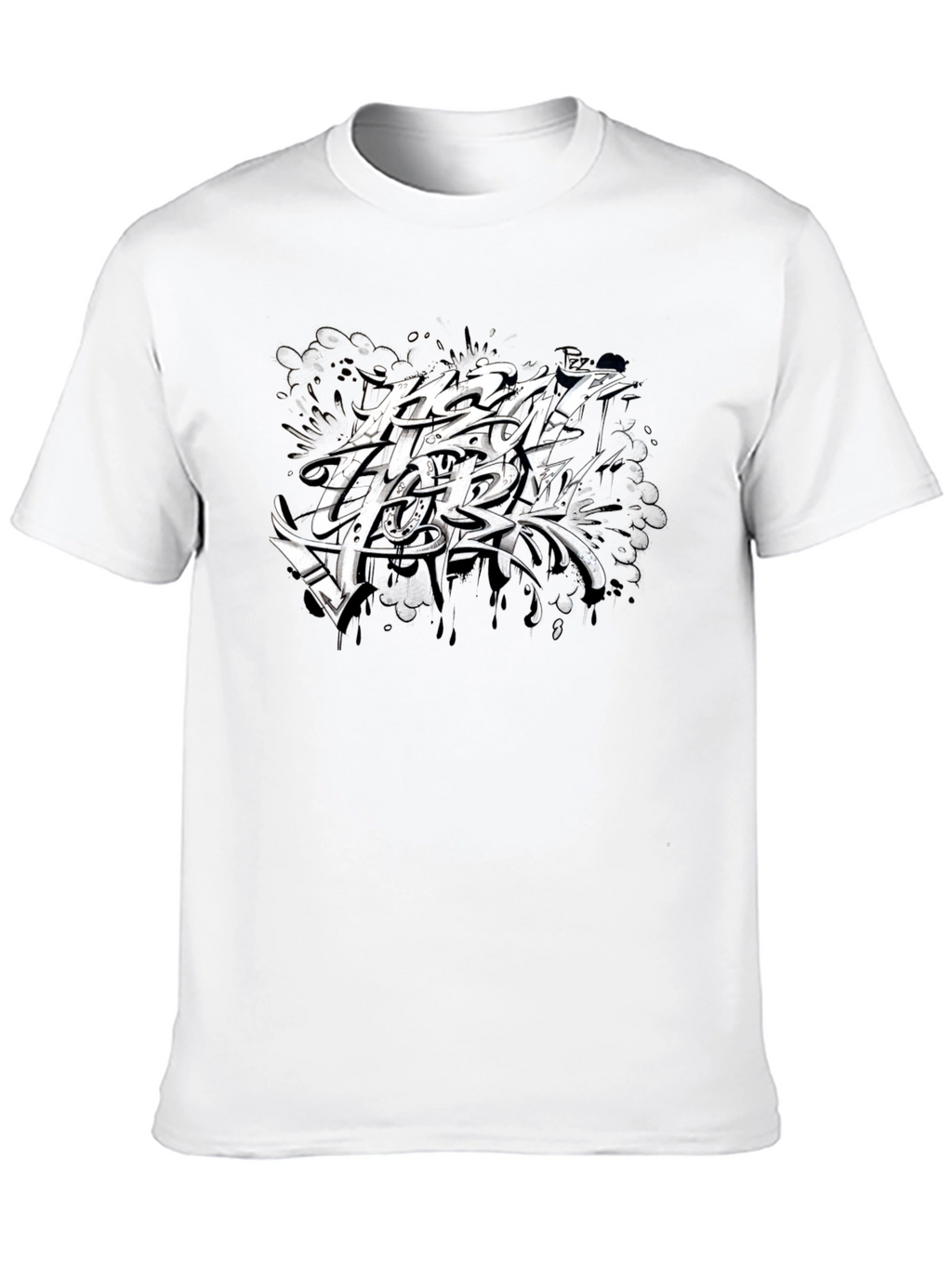 New York Graphic Print Black T-Shirt