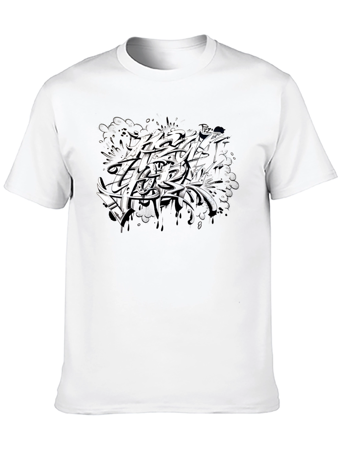 New York Graphic Print Black T-Shirt