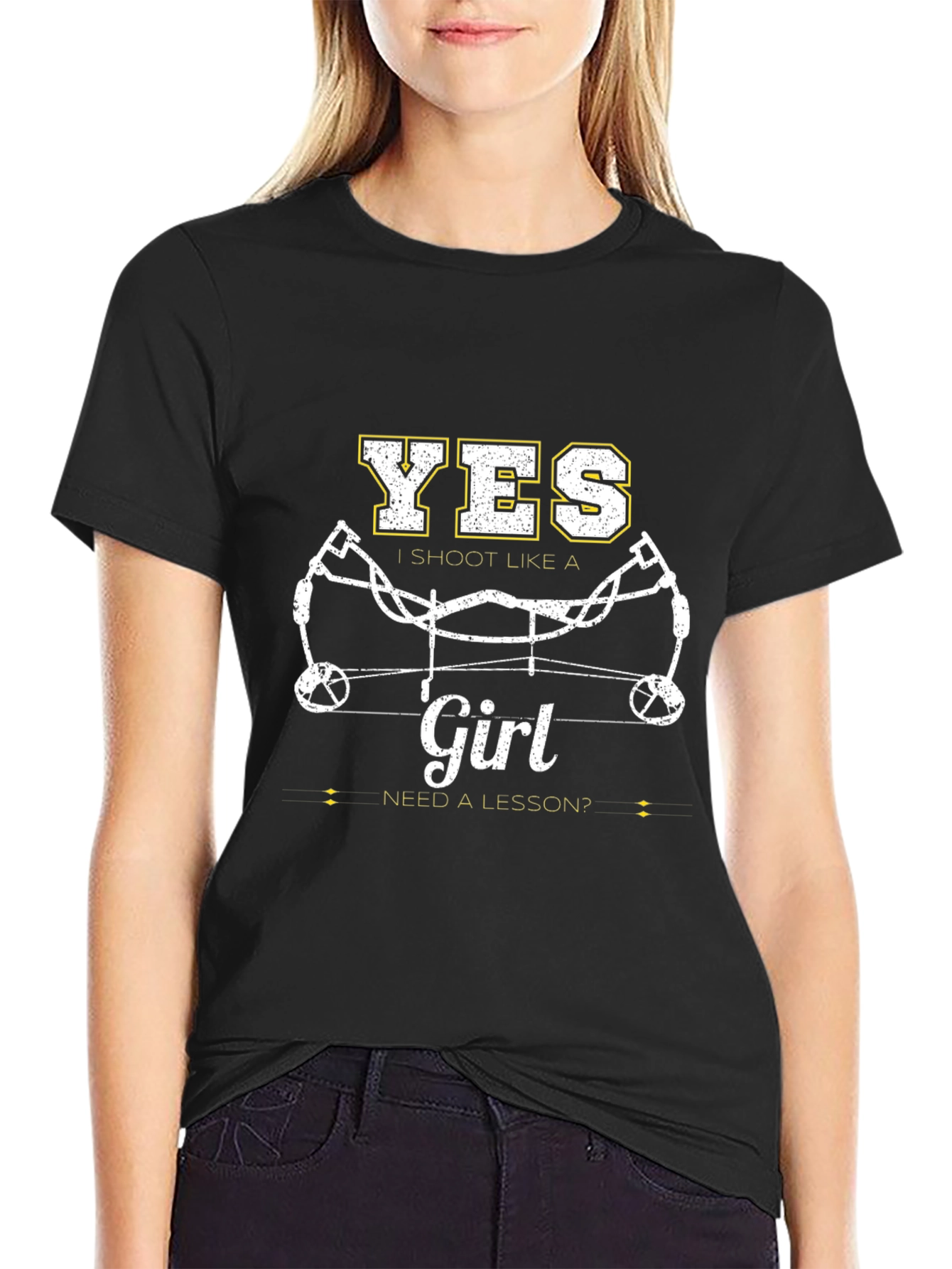Yes I Shoot Like A Girl T-Shirt