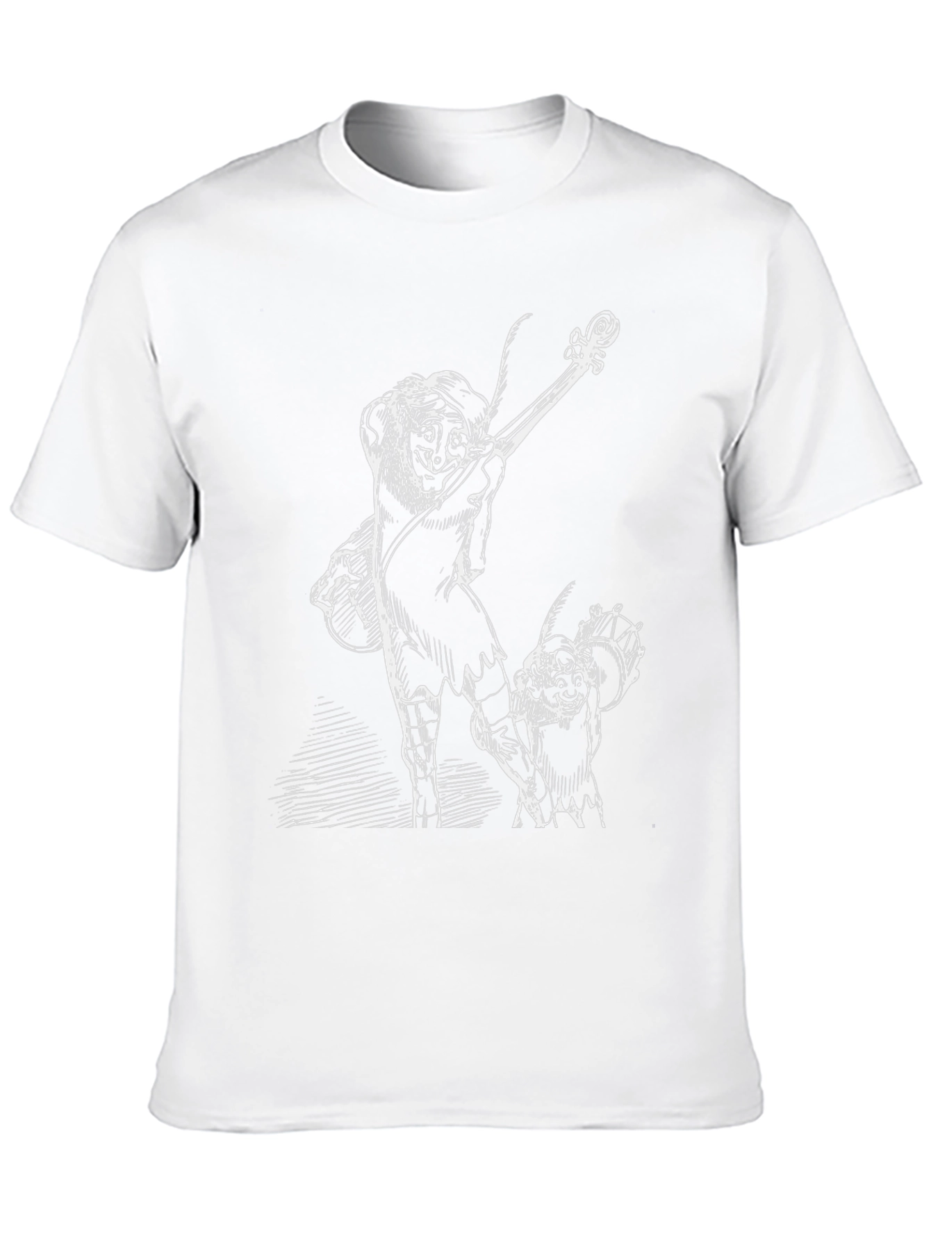 Musician Graphic Tee - Black Cotton T-Shirt