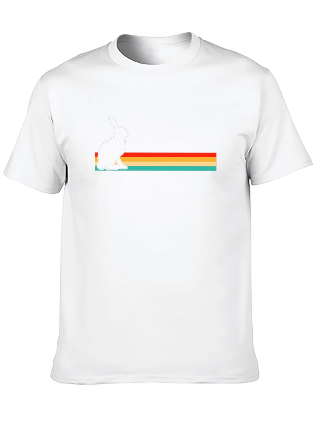 Retro Rabbit Striped T-Shirt