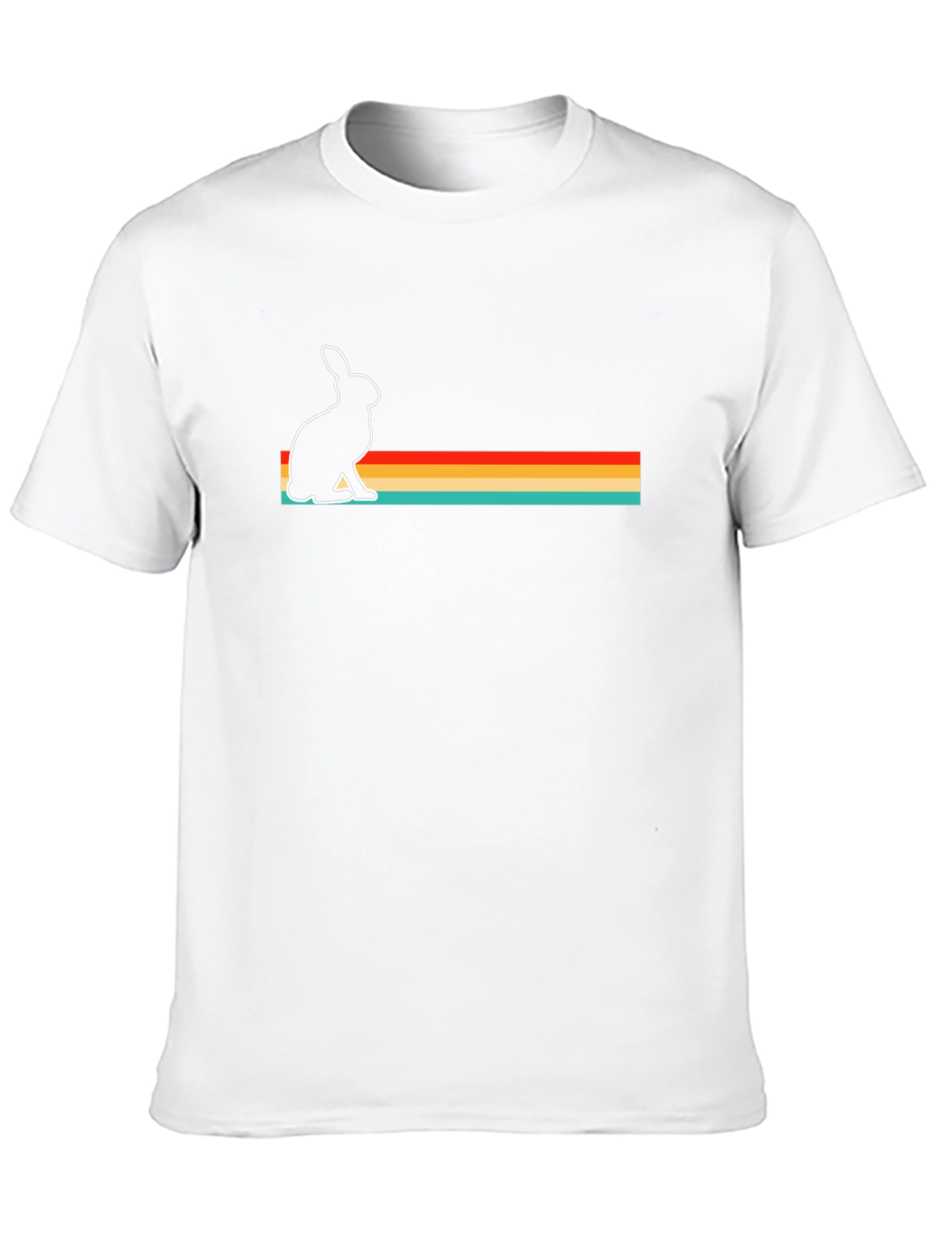 Retro Rabbit Striped T-Shirt