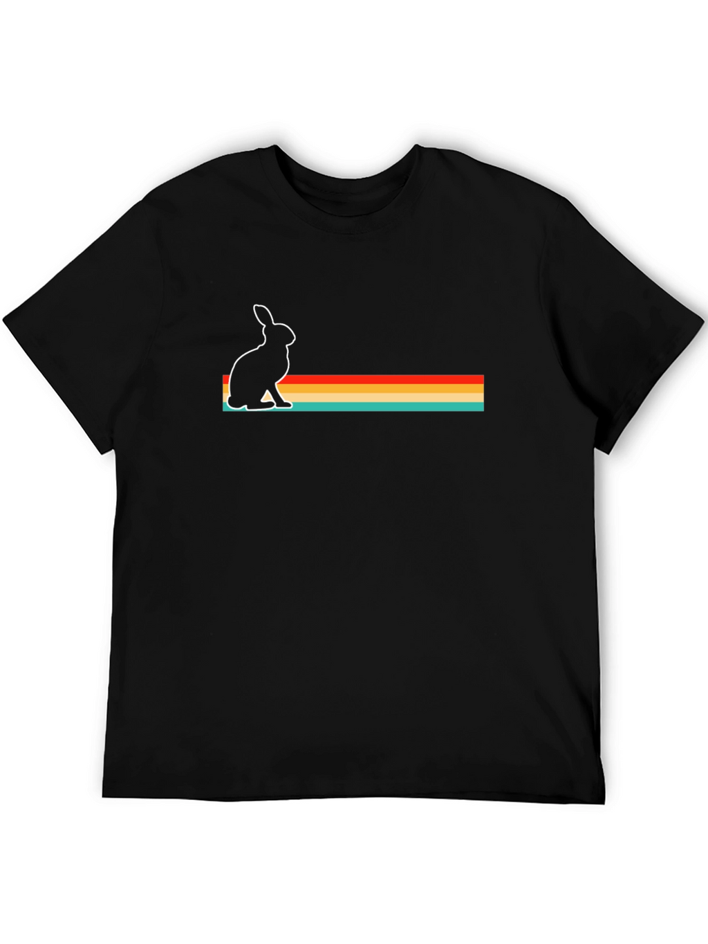 Retro Rabbit Striped T-Shirt