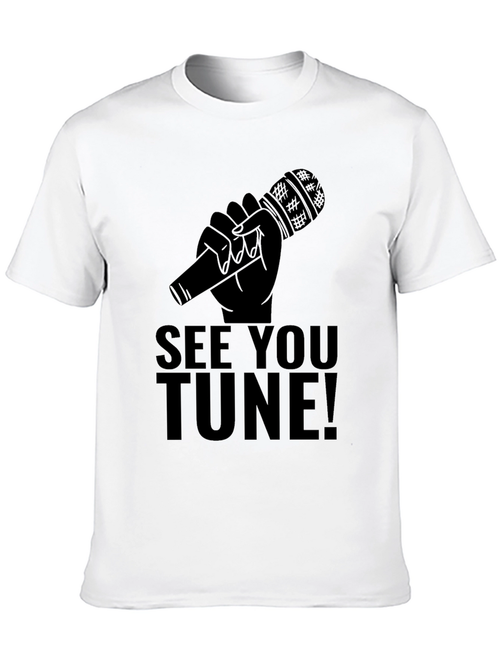See You Tune! Black Graphic Tee
