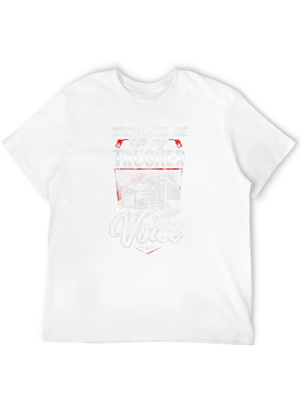 Trucker Voice Graphic Tee - Black