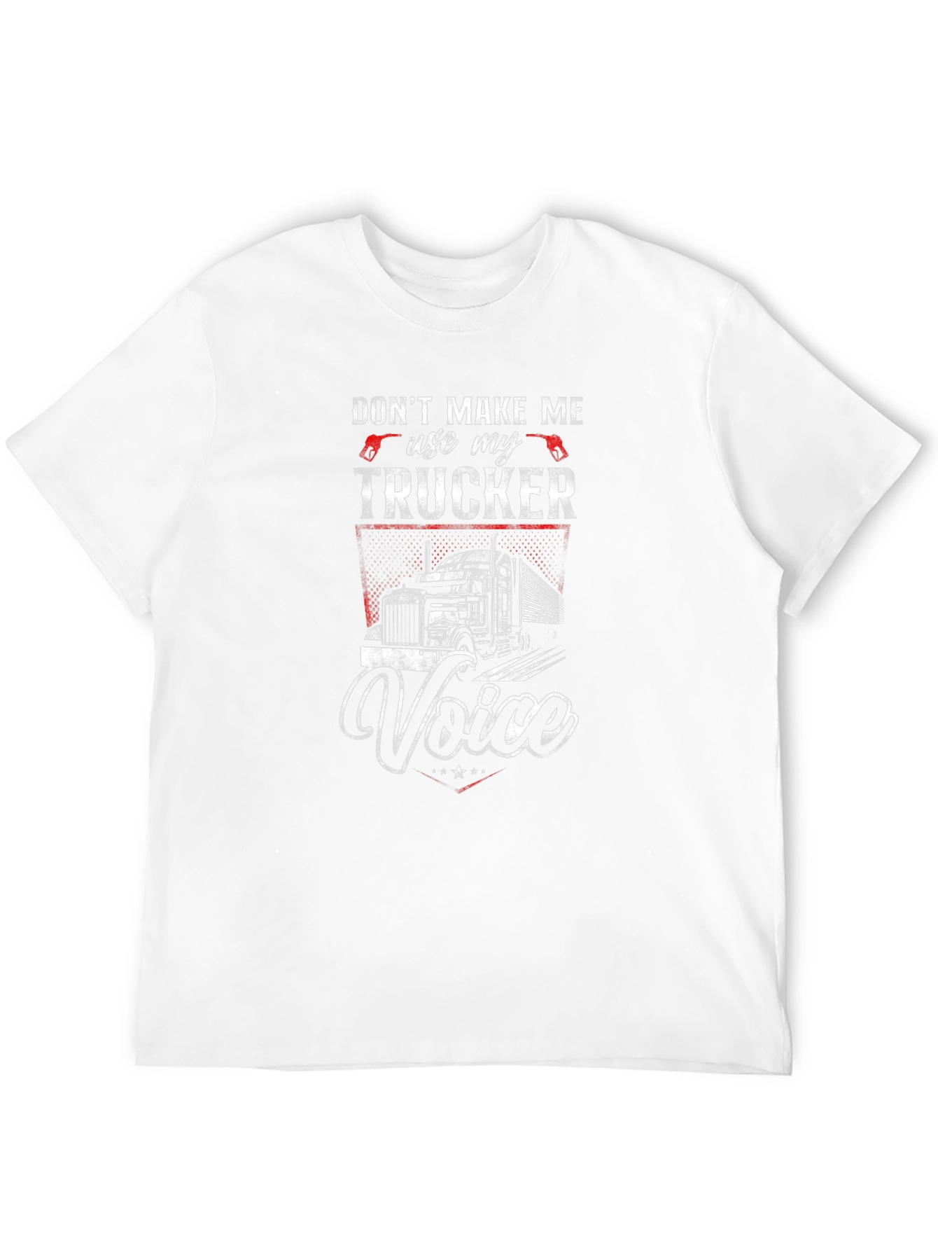 Trucker Voice Graphic Tee - Black